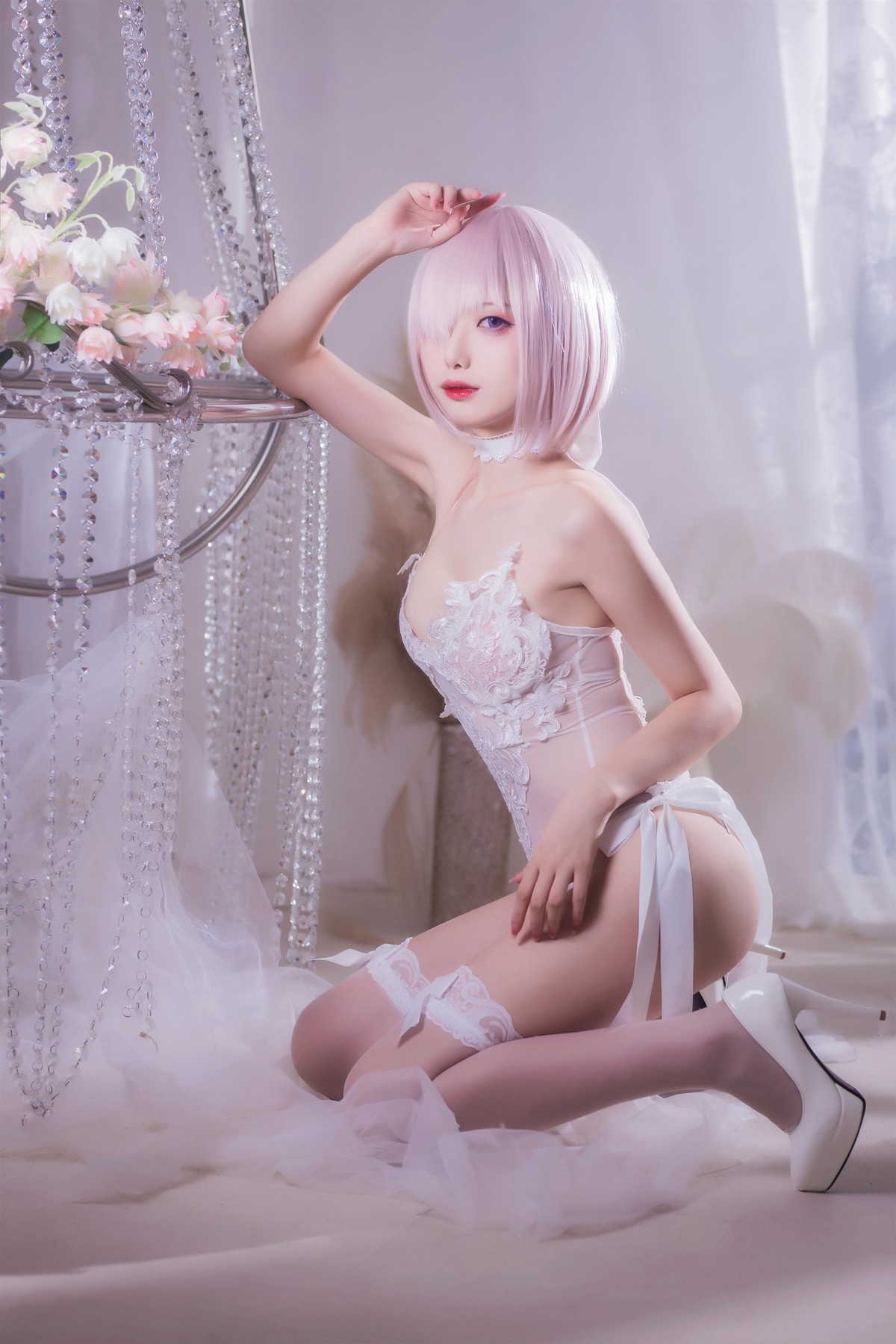 Cosplay 封疆疆 婚纱玛修 Wedding Dress(11)