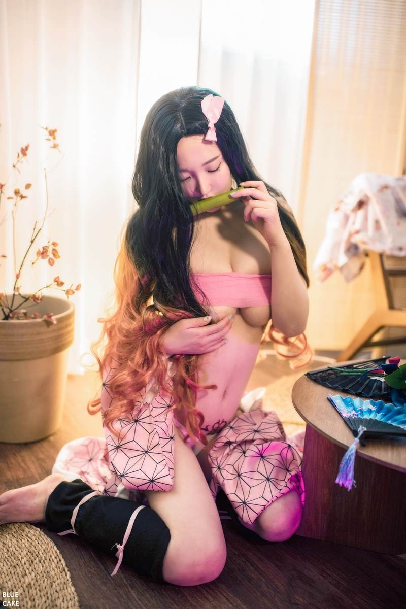 [Cos]손예은(孫樂樂)-021 [BLUECAKE] PINK ONI[100P](35)