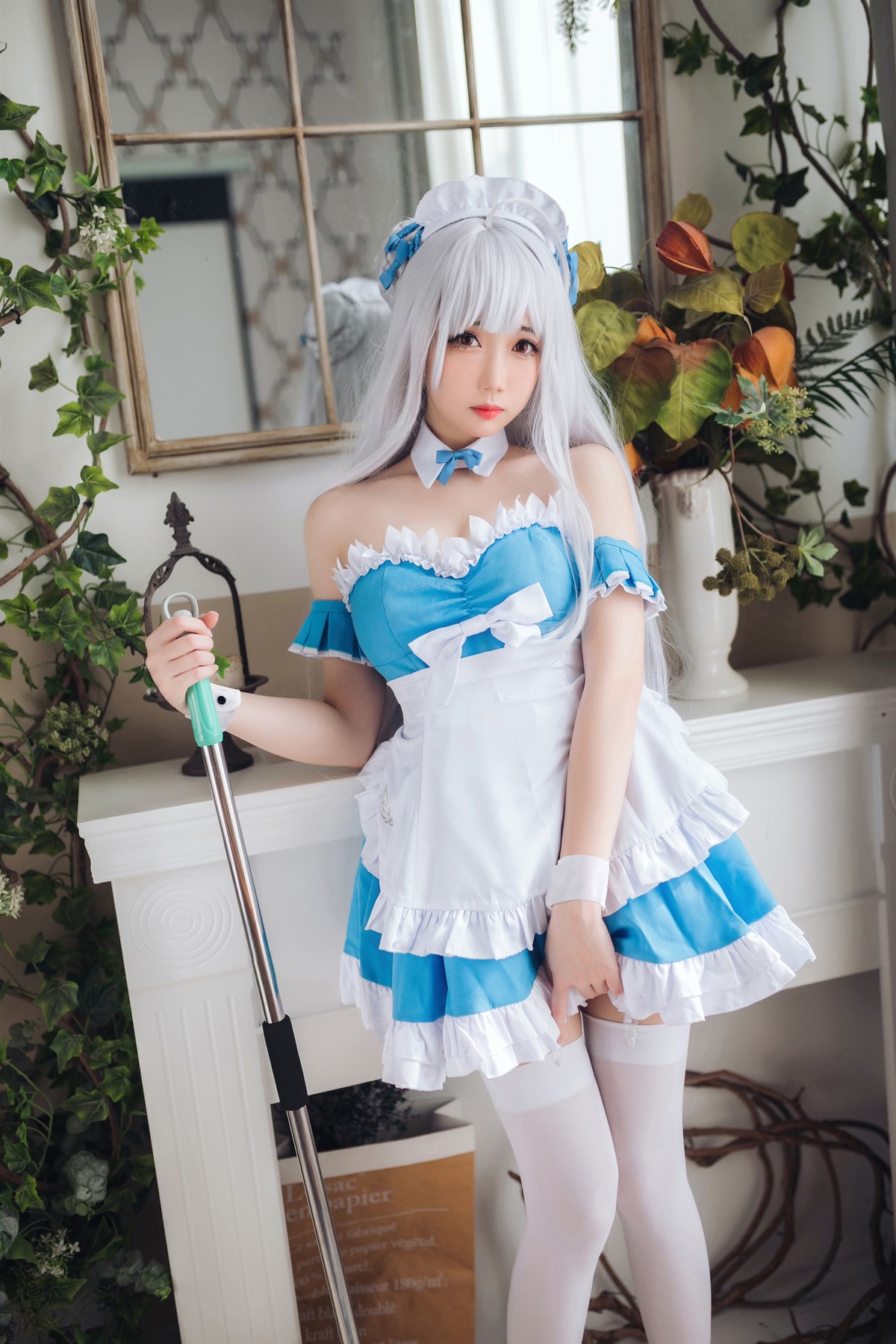 焖焖碳 Cosplay 小天鹅女仆