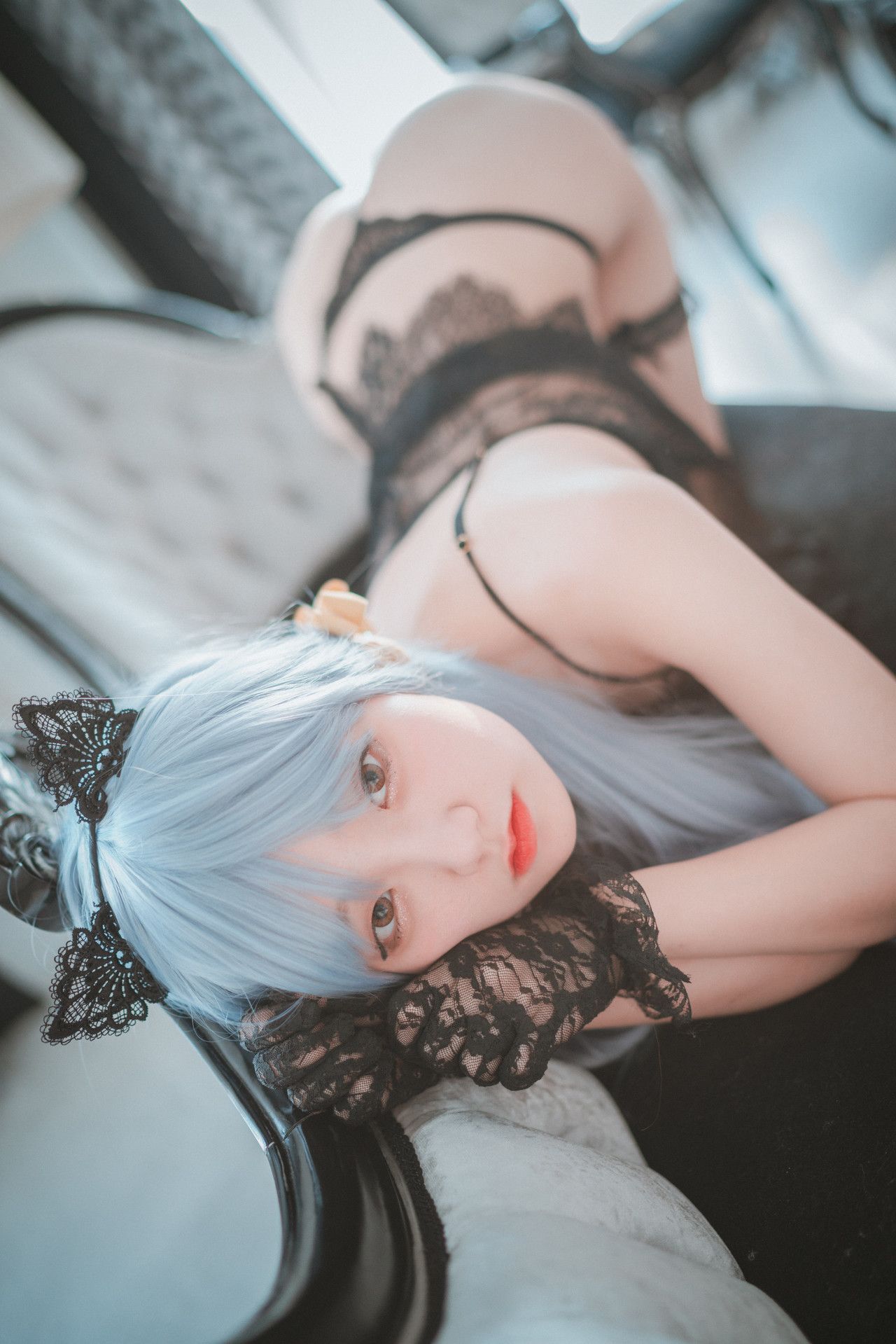 Jeong Jenny 정제니, [DJAWA] Schwarz und Wei Katzenmädchen Set.02(15)