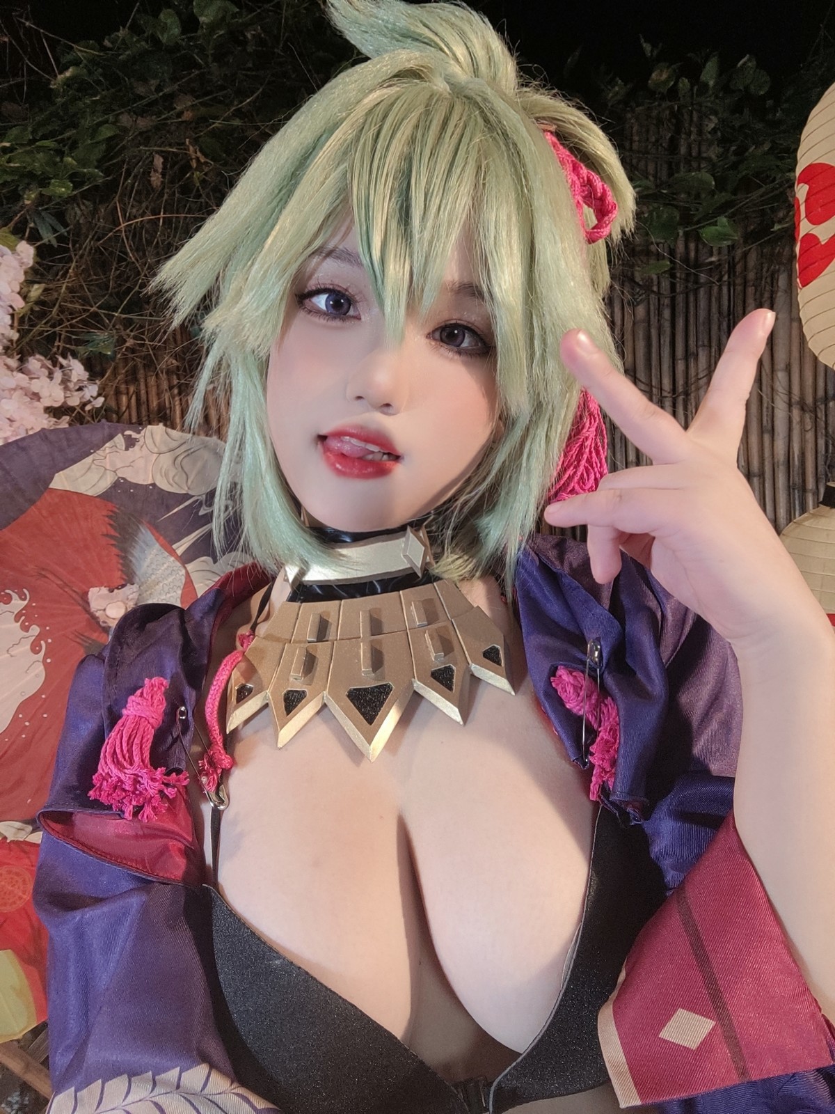 Cosplay 七七娜娜子 久岐忍同人(34)