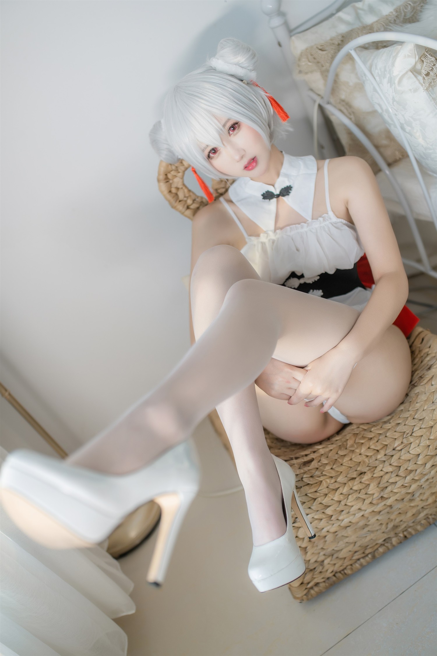 Cosplay 羽生三未 中華厨娘(13)