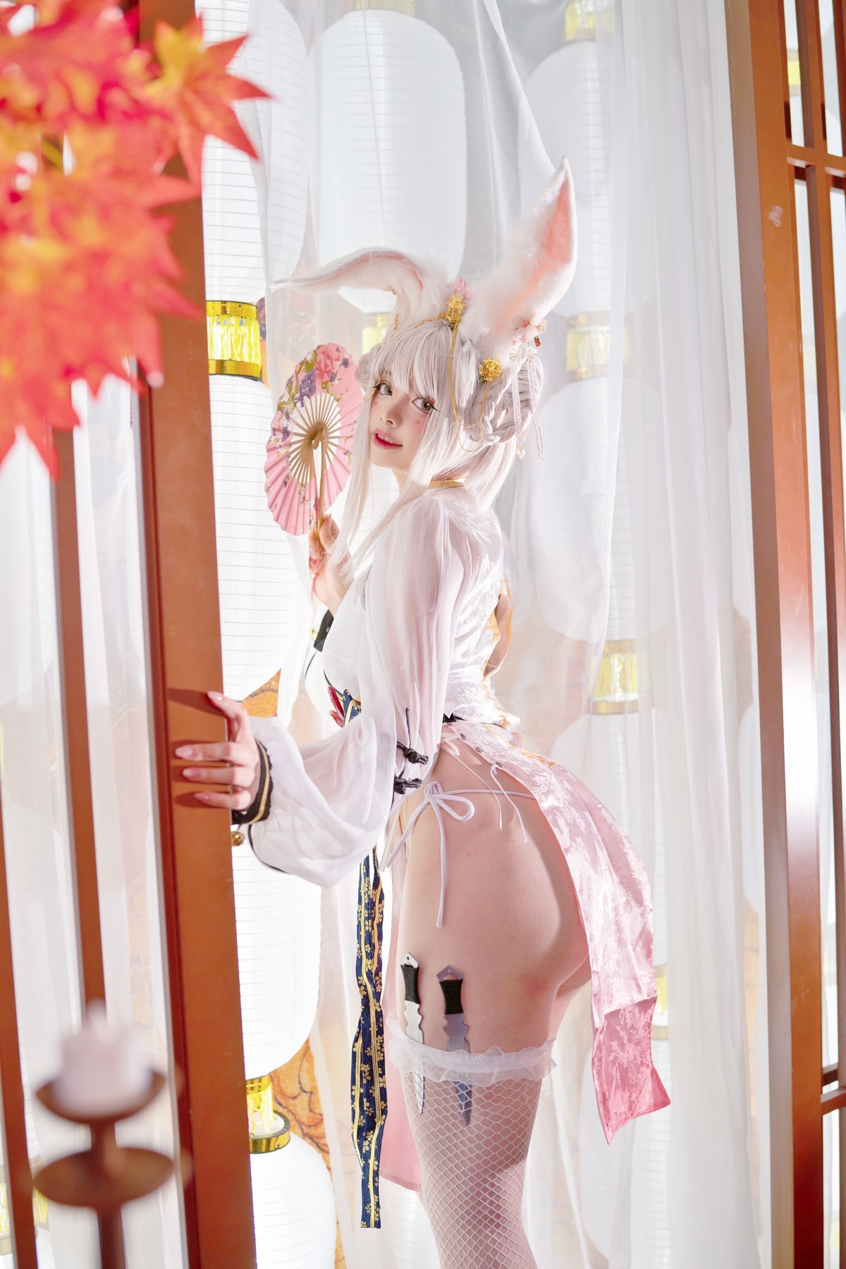 NinJA阿寨寨 Cosplay 肉肉大白兔(13)