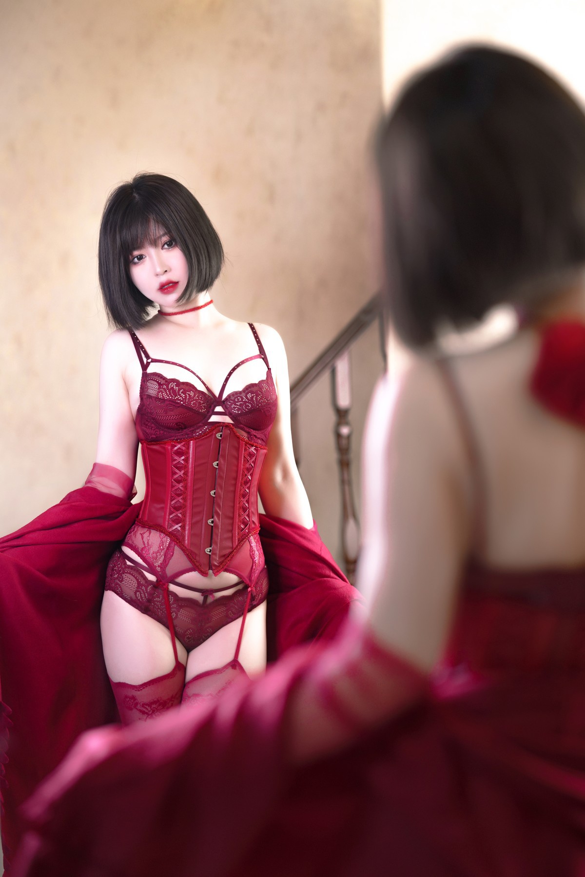 Cosplay 半半子Banbanko RED 赤紅VOL.03(37)