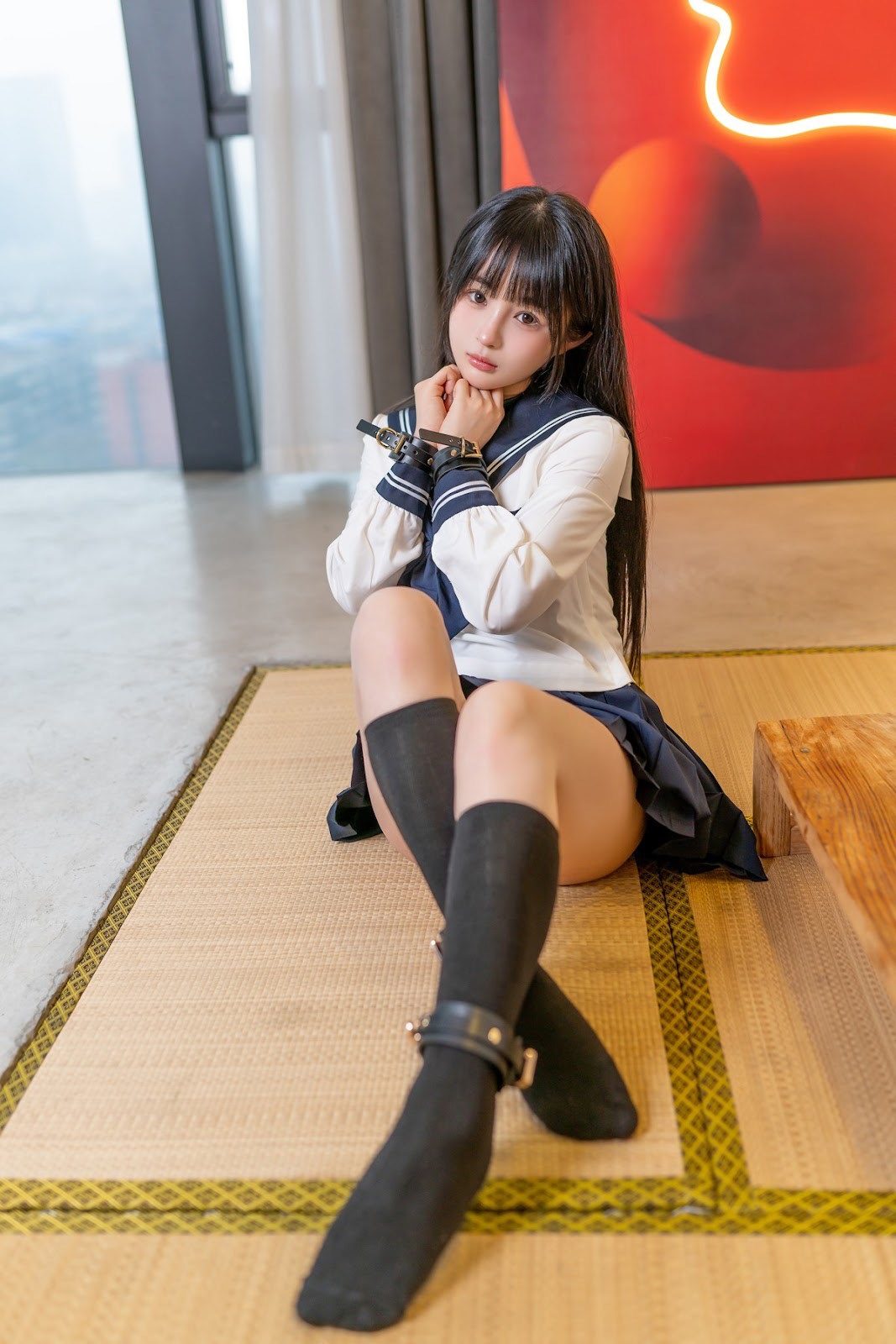 Cosplay 桜井宁宁 JK的秘密 #1(15)