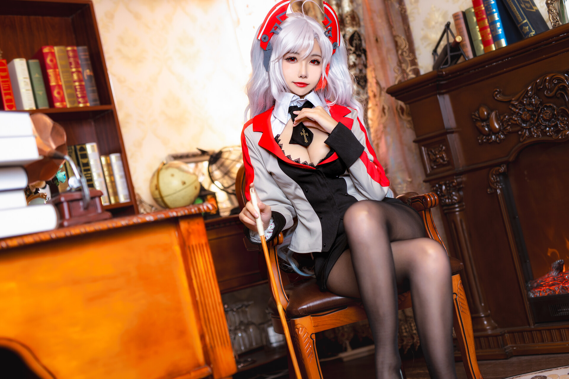 [Momoko葵葵] Prinz Eugen 欧根亲王 Teacher Ver.(16)