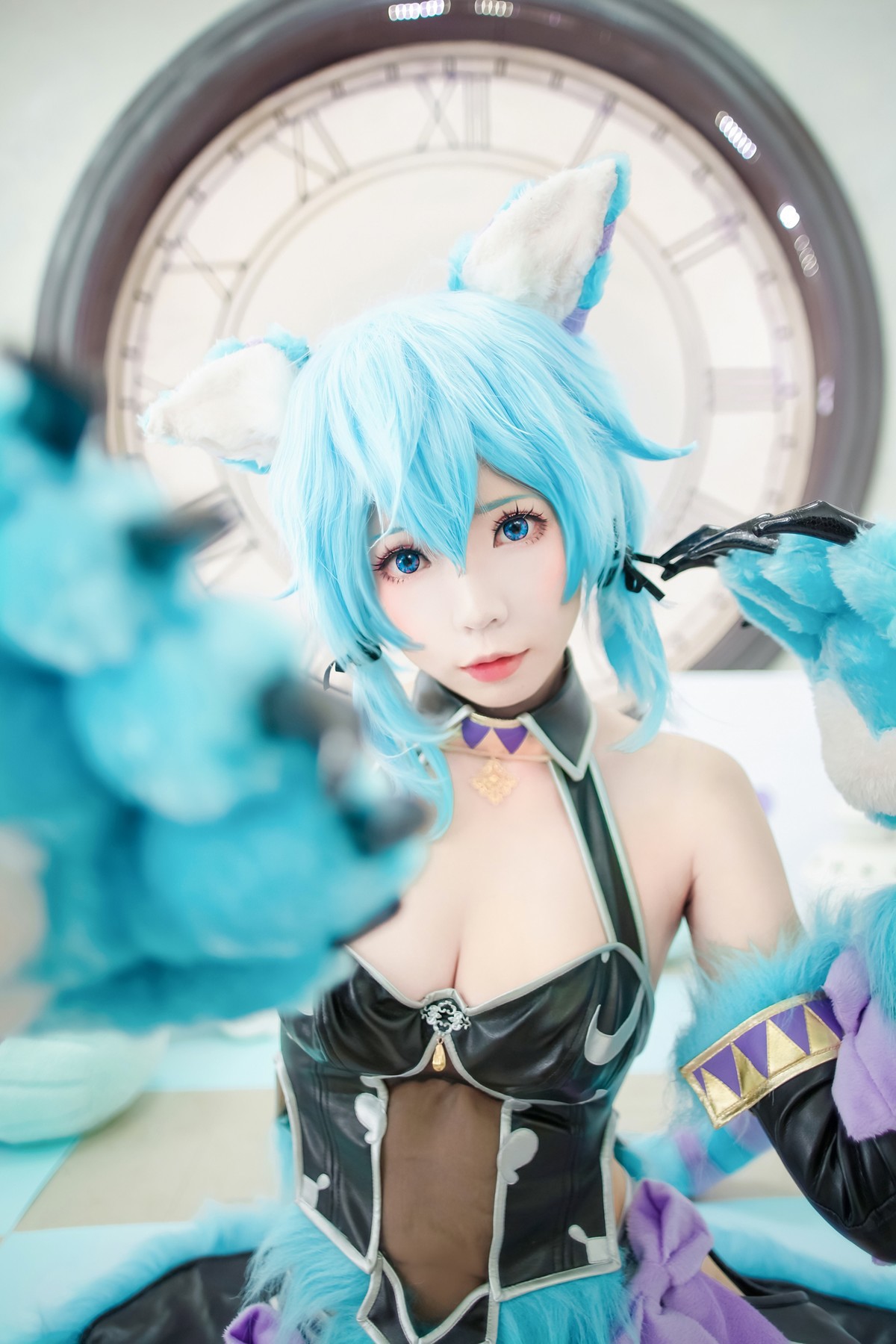 Cosplay ElyEE子 诗乃扑克猫(9)