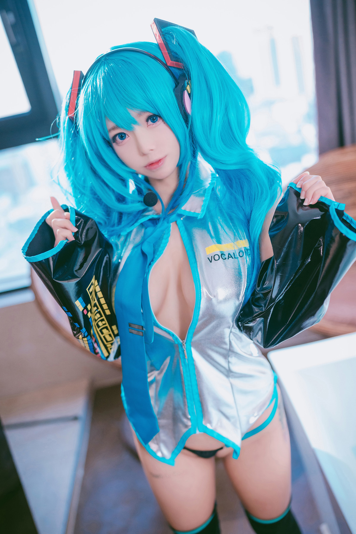 Cosplay Maruemon 마루에몽 Plug Me In Miku Set.02(33)