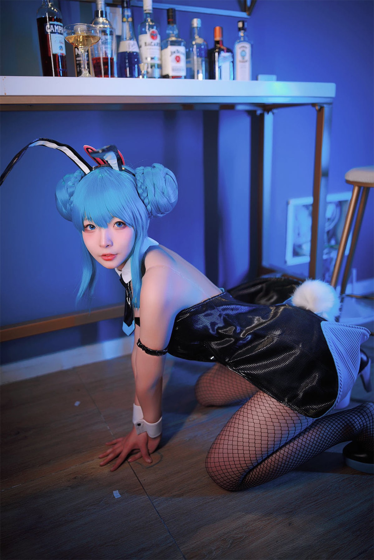 Cosplay Yuuhui玉汇 初音黑兔(31)