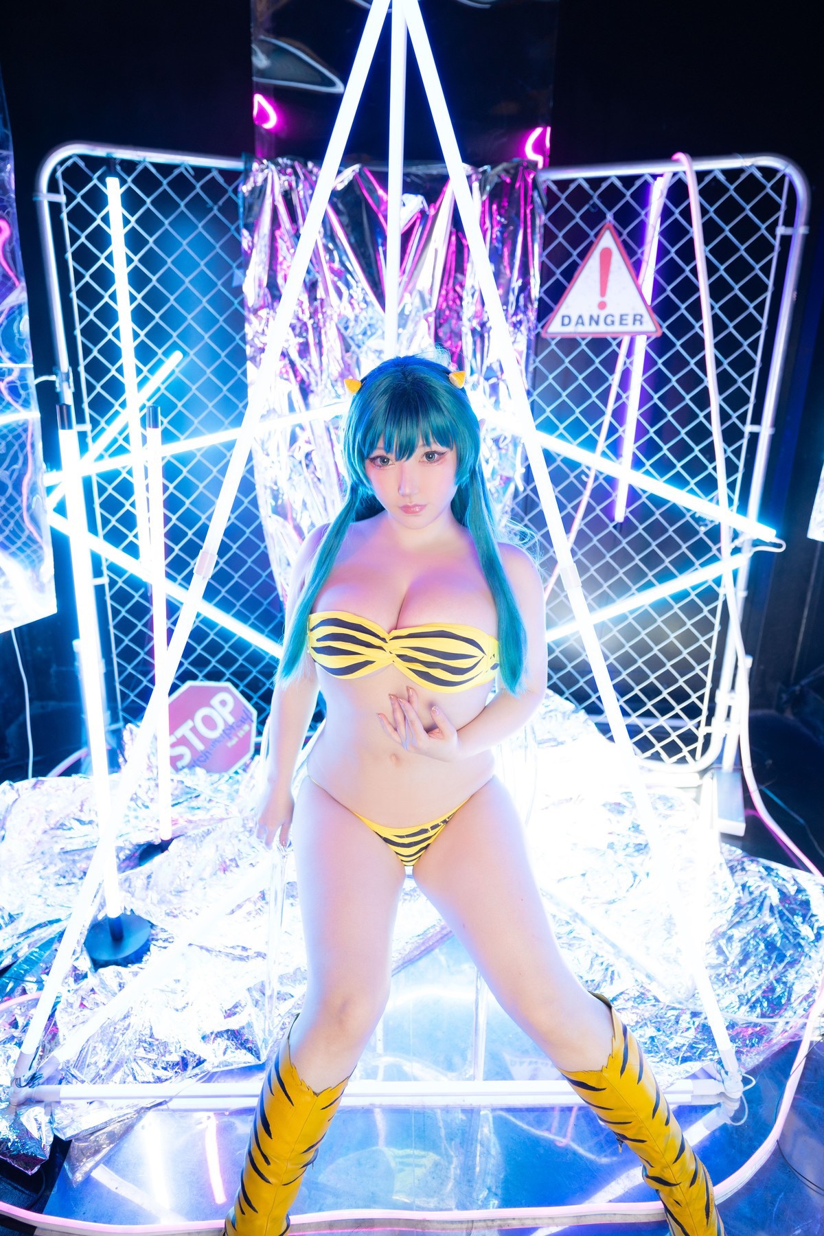 Cosplay SAKUサク Lum ラム うる星やつら Set.04(3)