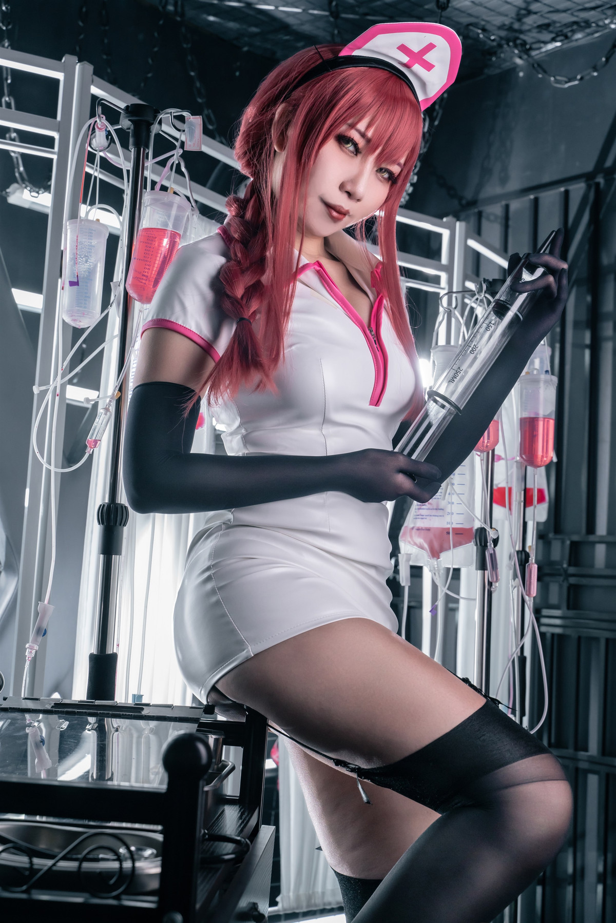 Cosplay 小琪Aki Dark Nurse(17)