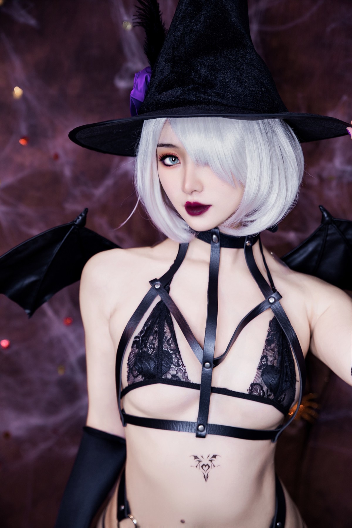 Cosplay MisswarmJ Goth 2B Halloween Special(25)