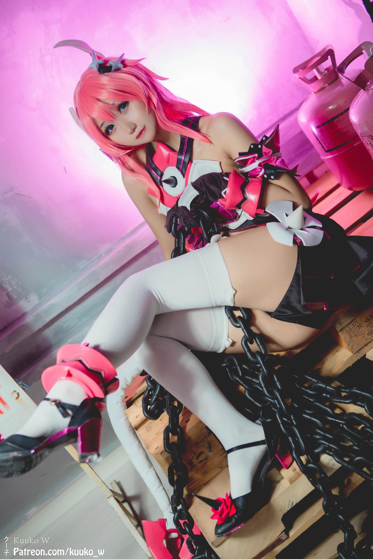 Cosplay KuukoW クー子 Rosalia-Honkai Impact(23)