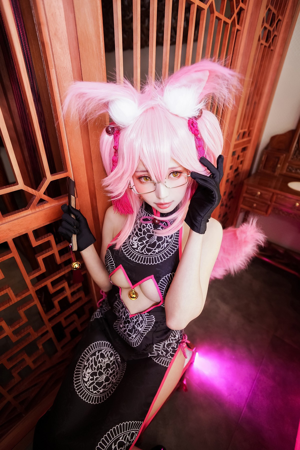 Cosplay ElyEE子 玉藻前旗袍(33)