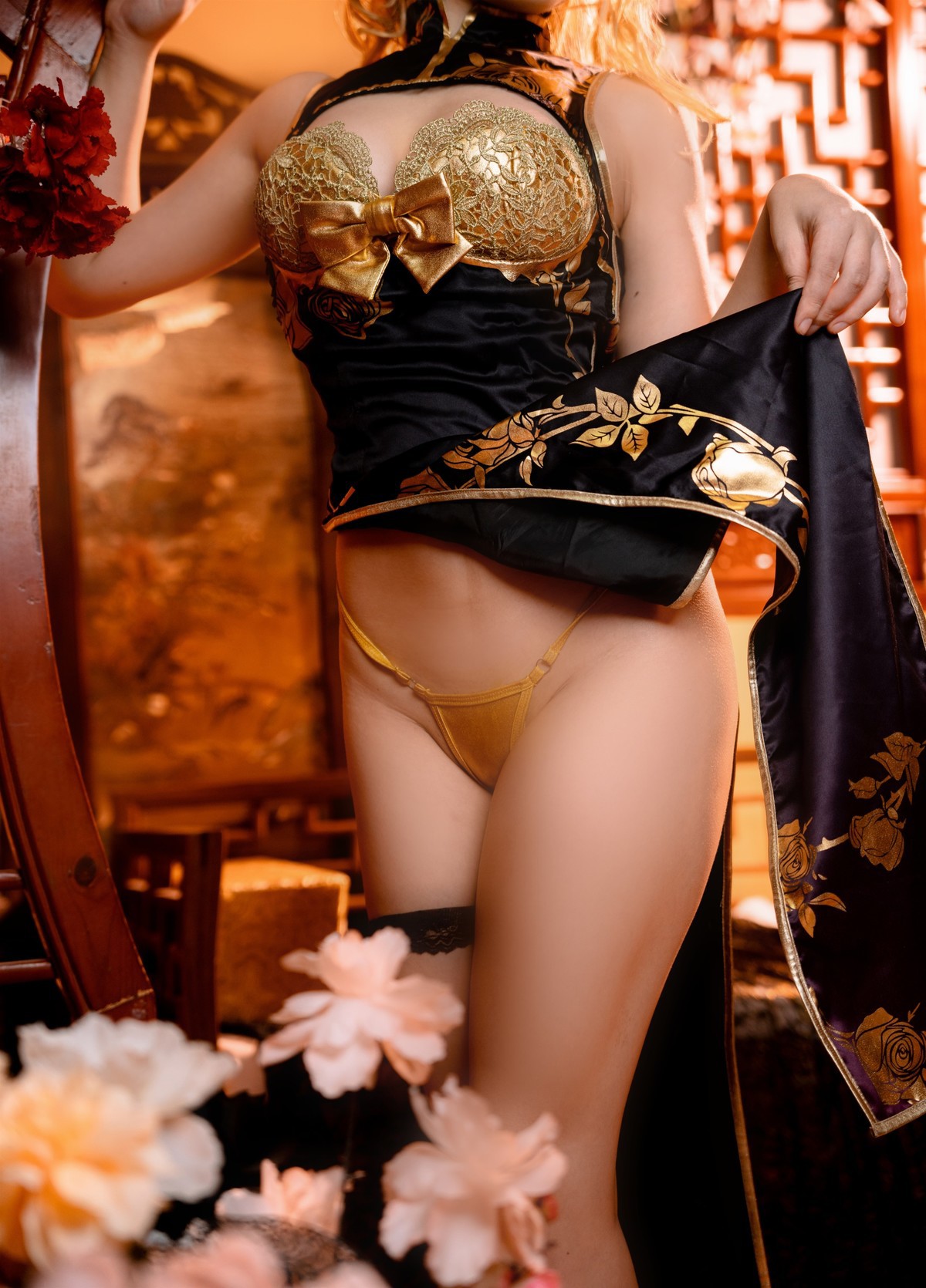 Cosplay 七七娜娜子 金莲 Gold Lily(6)