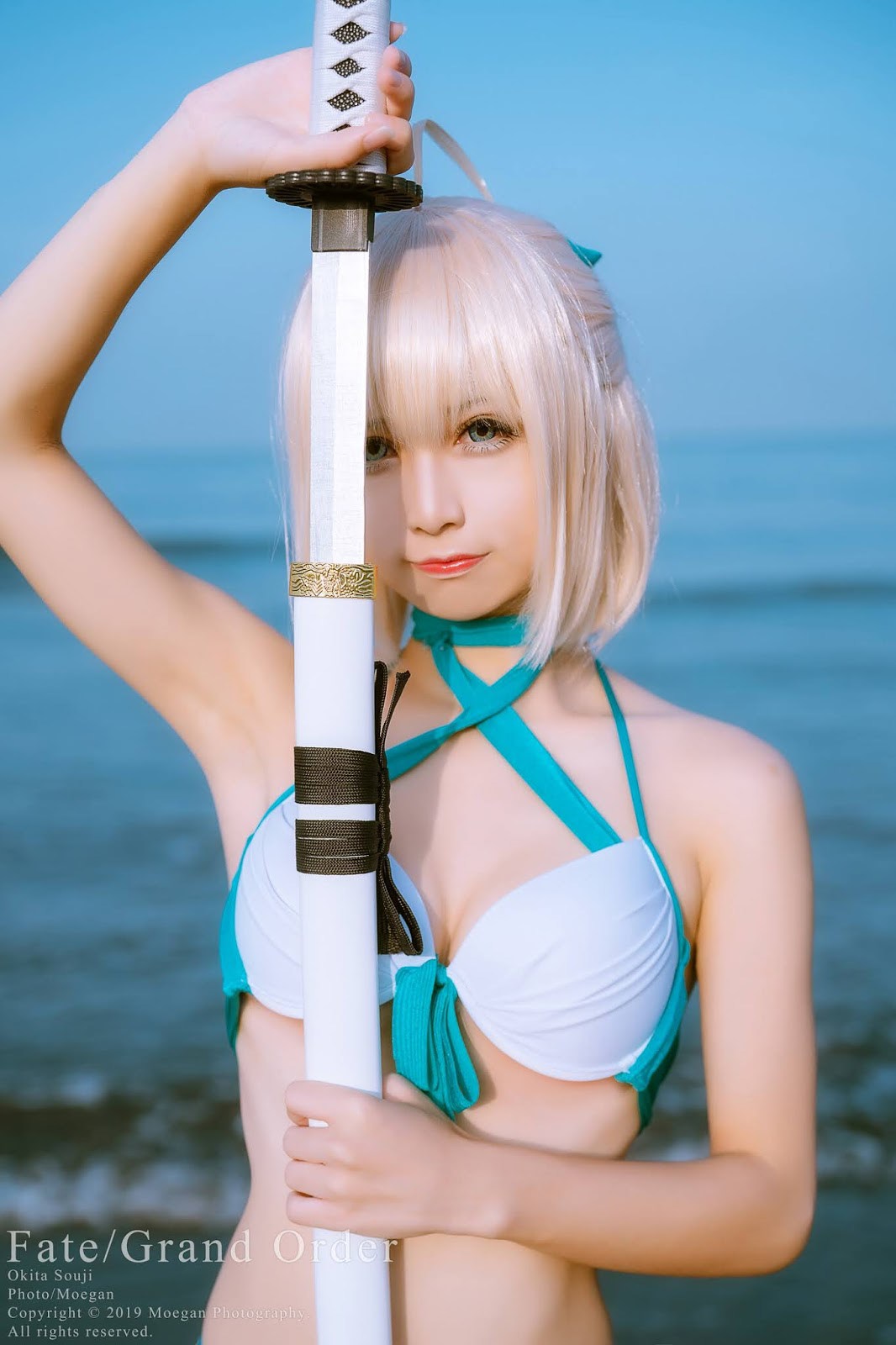 Cosplay [沖田凜花Rinka] 沖田総司 水着ver. (Fate Grand Order)(6)