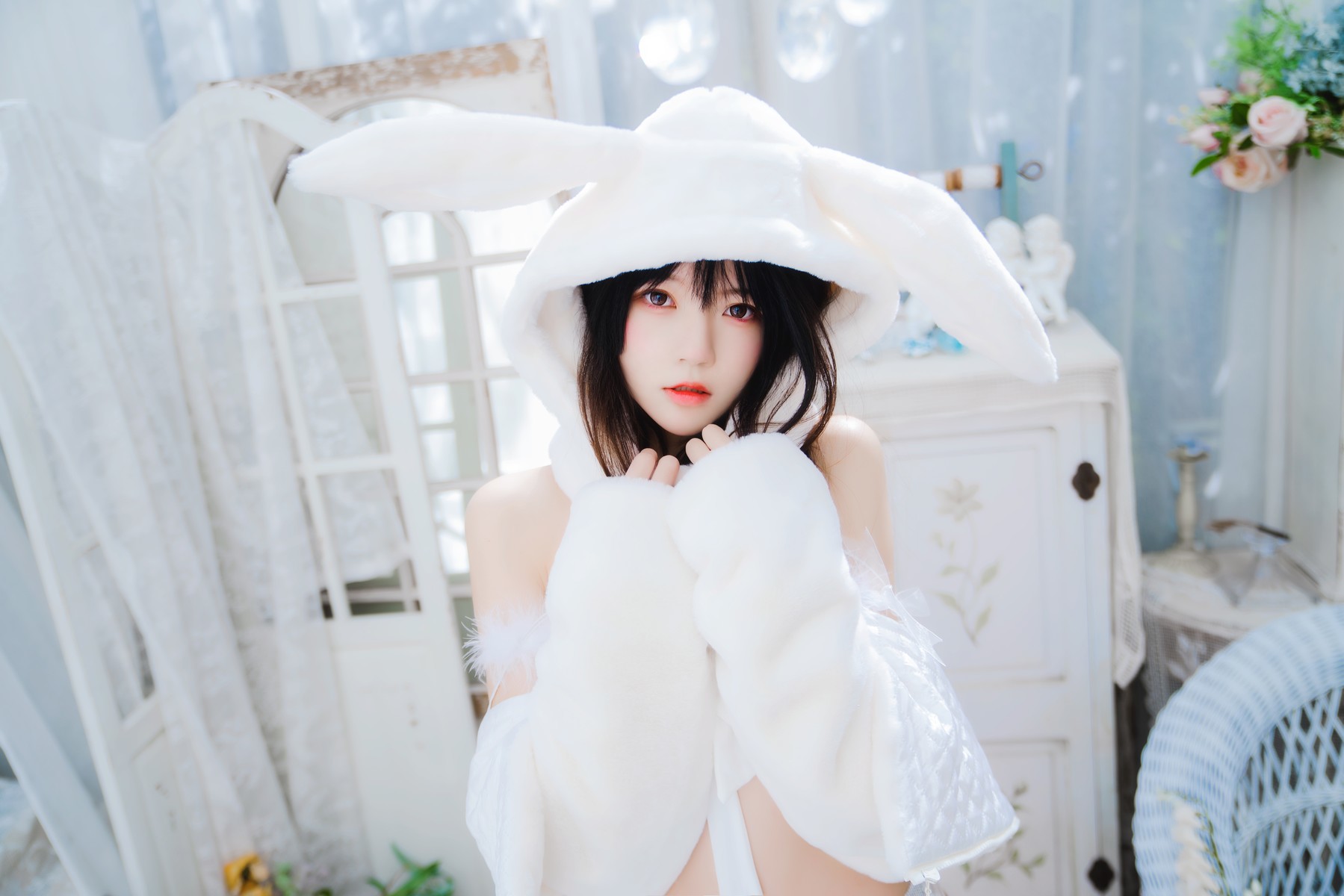 Cosplay 桜桃喵 小白兔 Set.01(20)