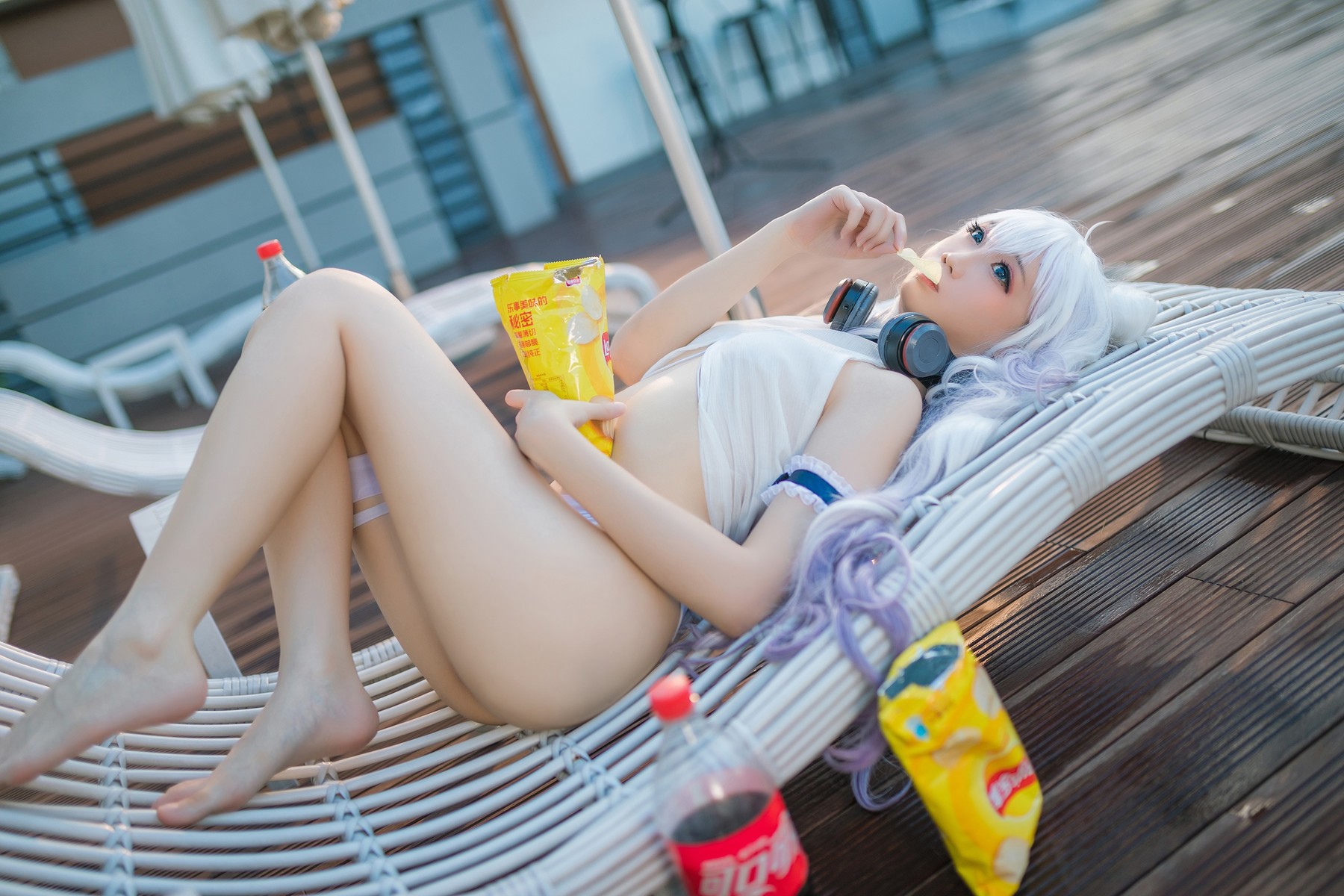 Cosplay 焖焖碳 恶毒泳衣 Vicious Swimsuit(35)