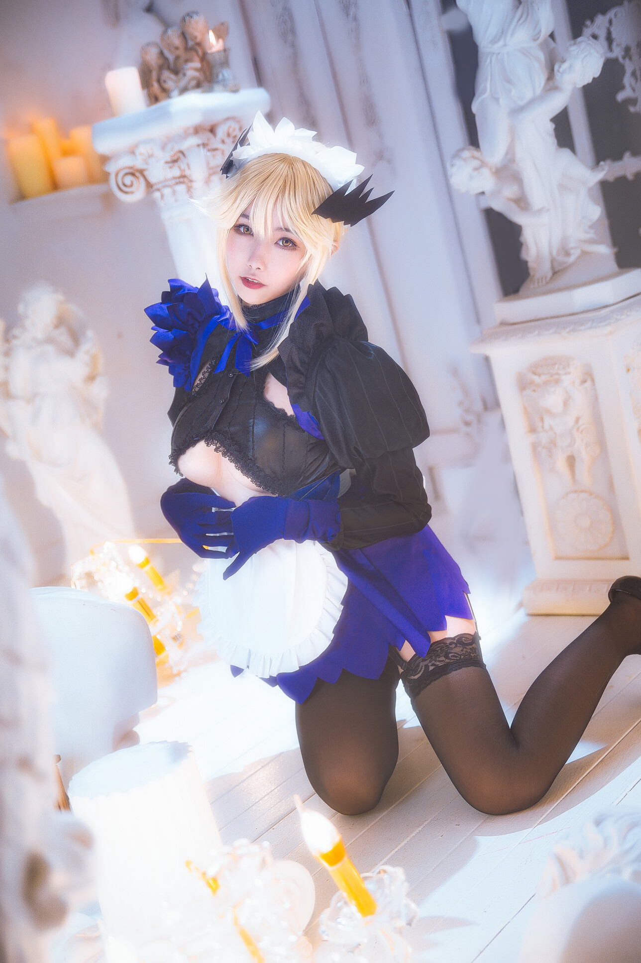 [Momoko葵葵] Artoria Pendragon Alter 黑枪呆女仆(12)