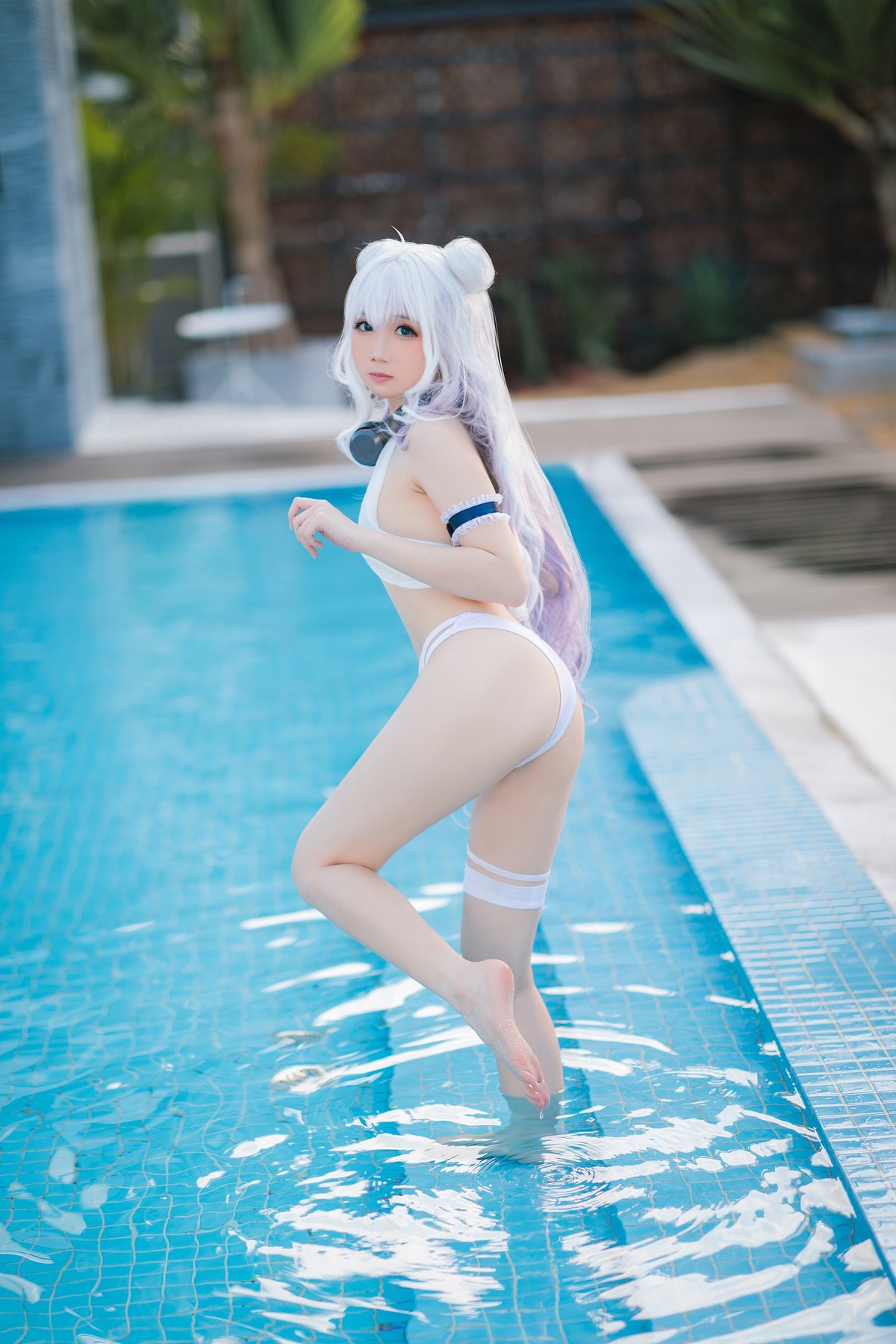 Cosplay 焖焖碳 恶毒泳衣 Vicious Swimsuit(15)