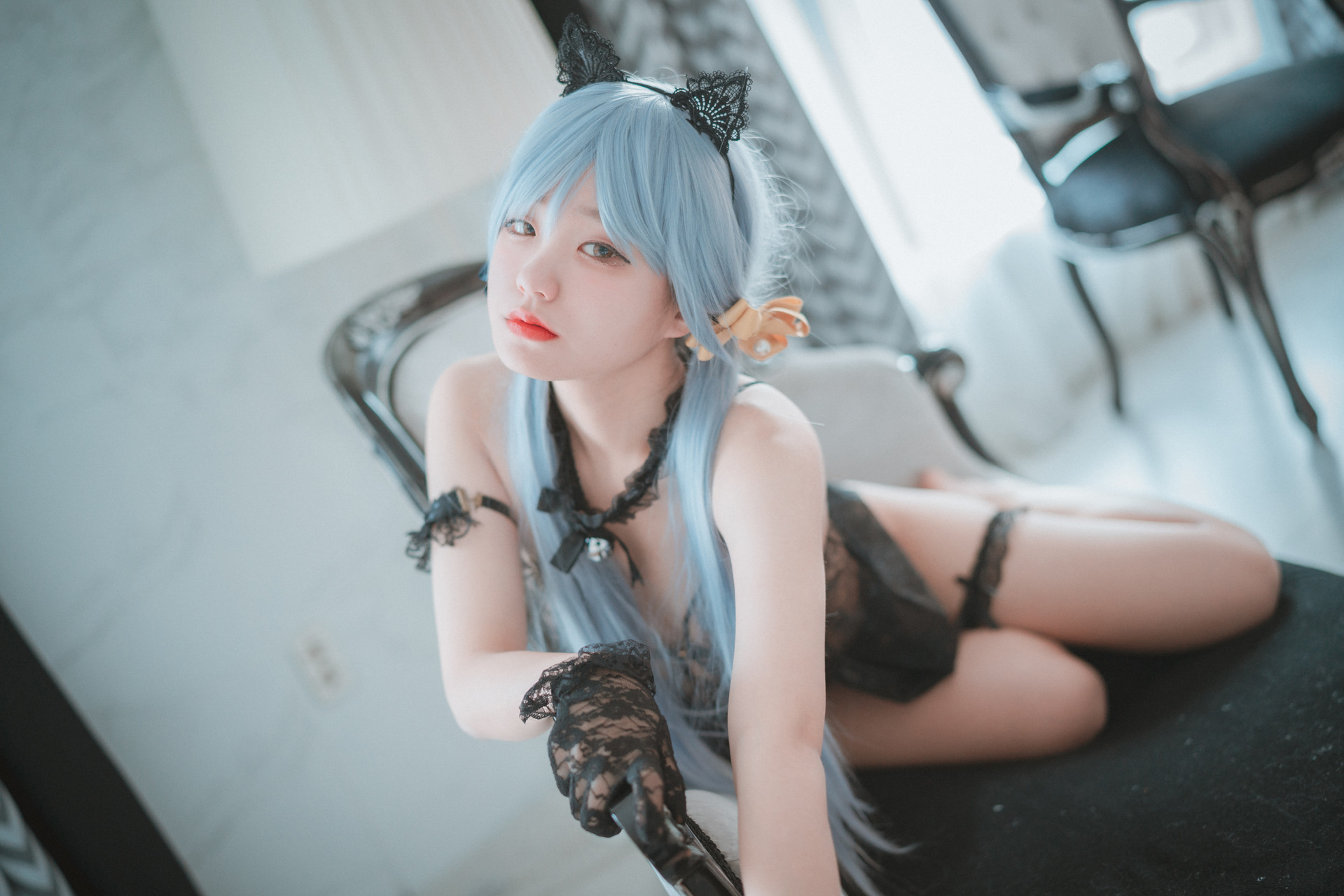Jeong Jenny 정제니, [DJAWA] Schwarz und Wei Katzenmädchen Set.02(11)
