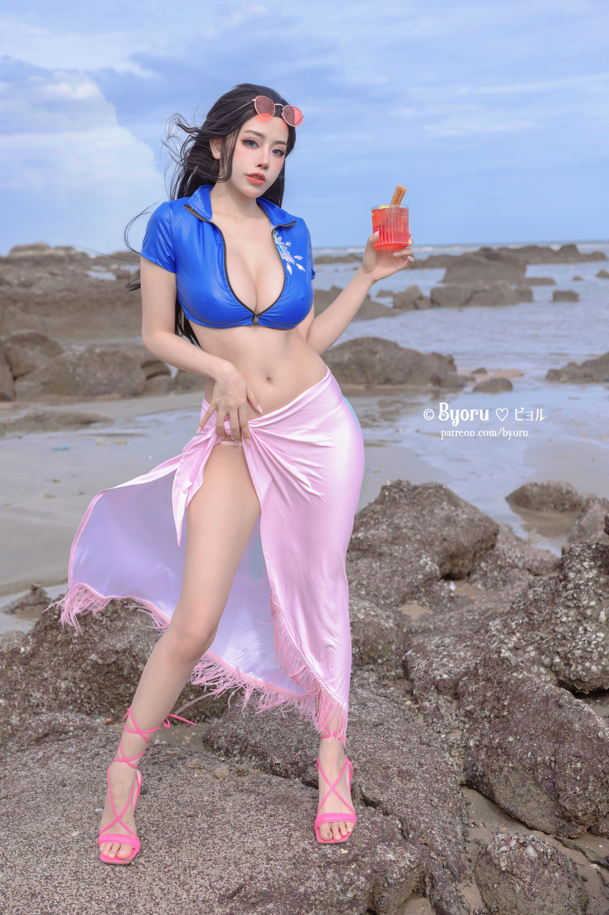 Cosplay 萝莉Byoru Nico Robin ニコ・ロビン(8)