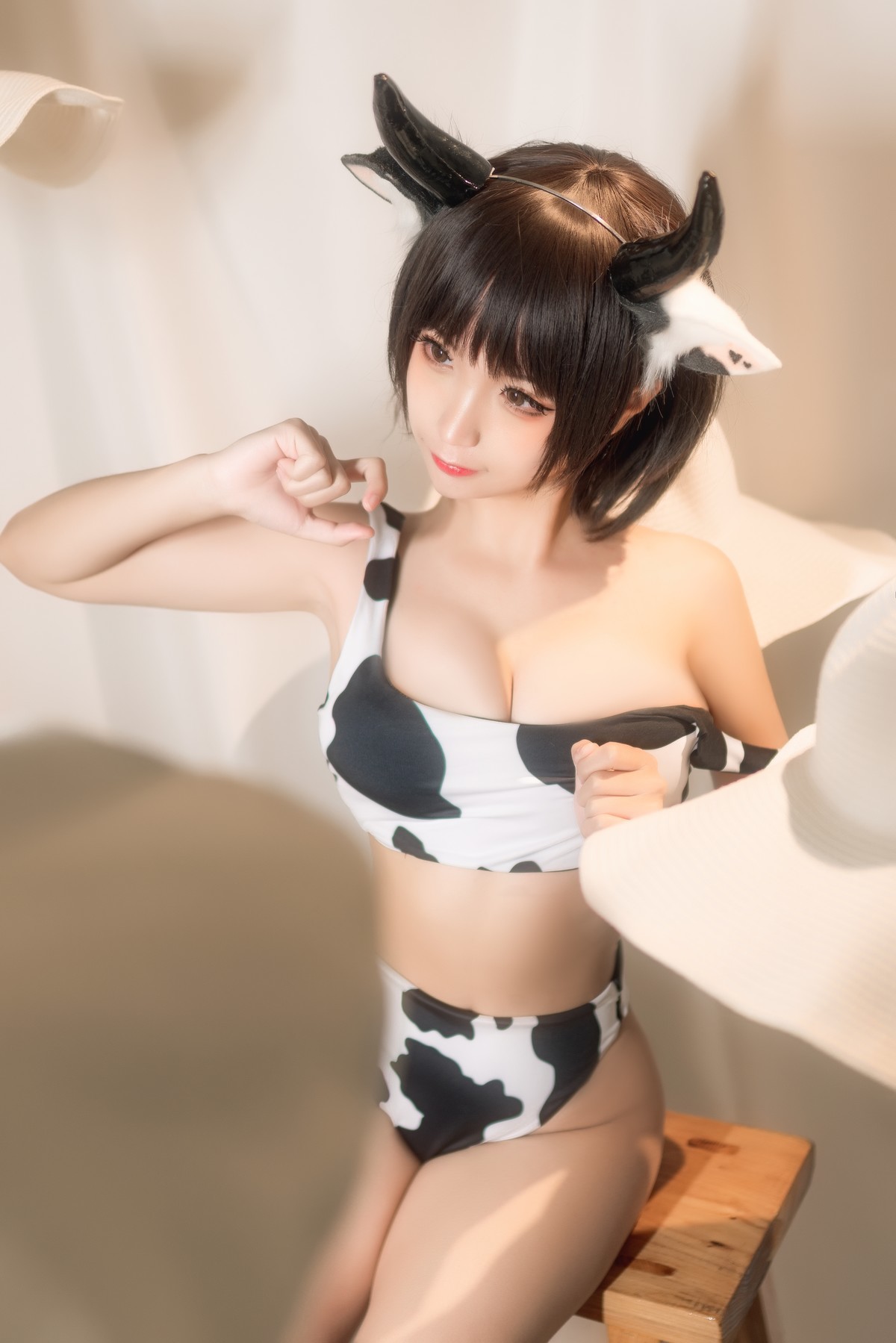 Cosplay 蠢沫沫 Chunmomo 花花牛(30)