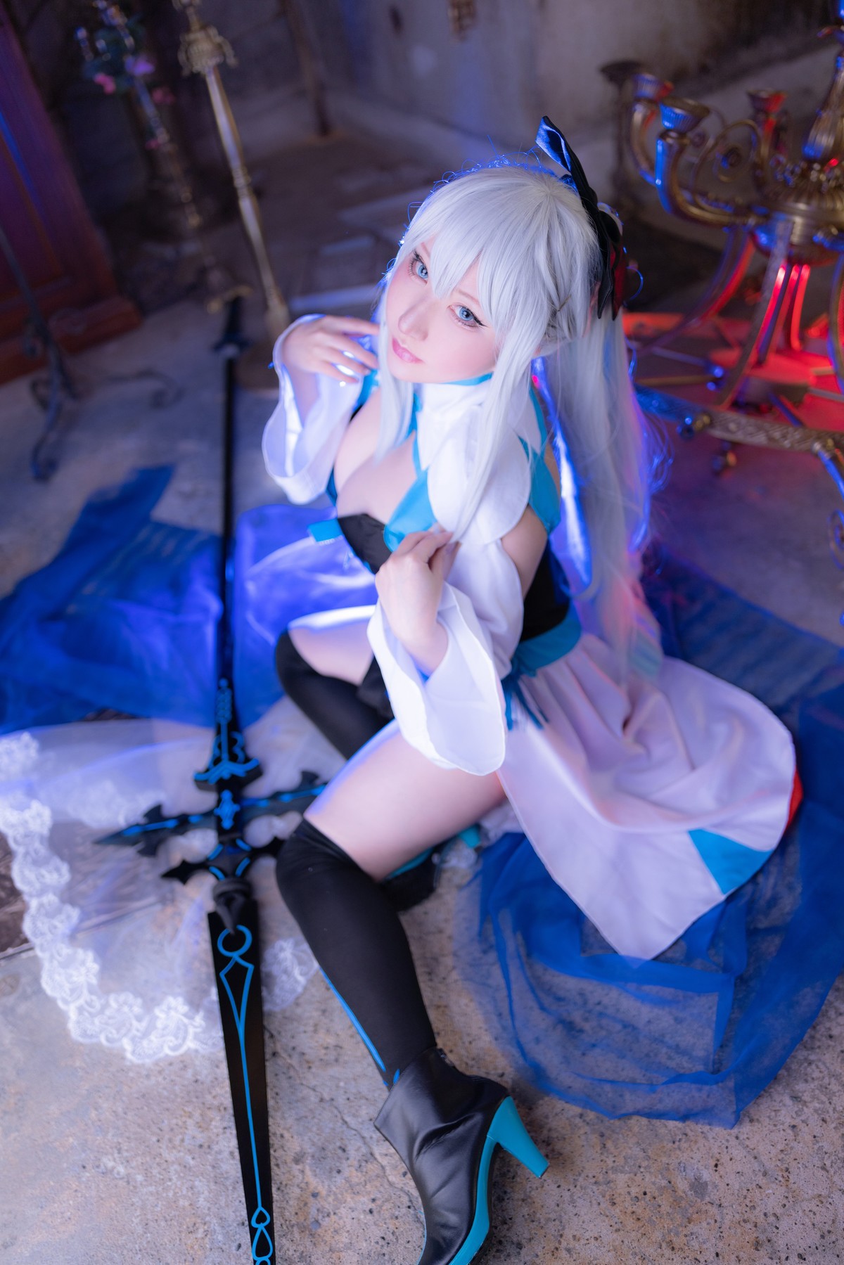 Cosplay SAKUサク Morgan le Fay Set.01(30)