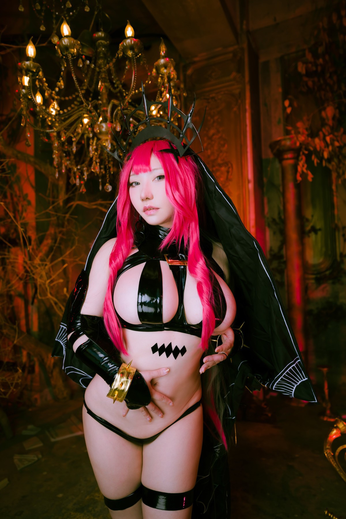 Cosplay SAKUサク Morgan le Fay Set.04(6)