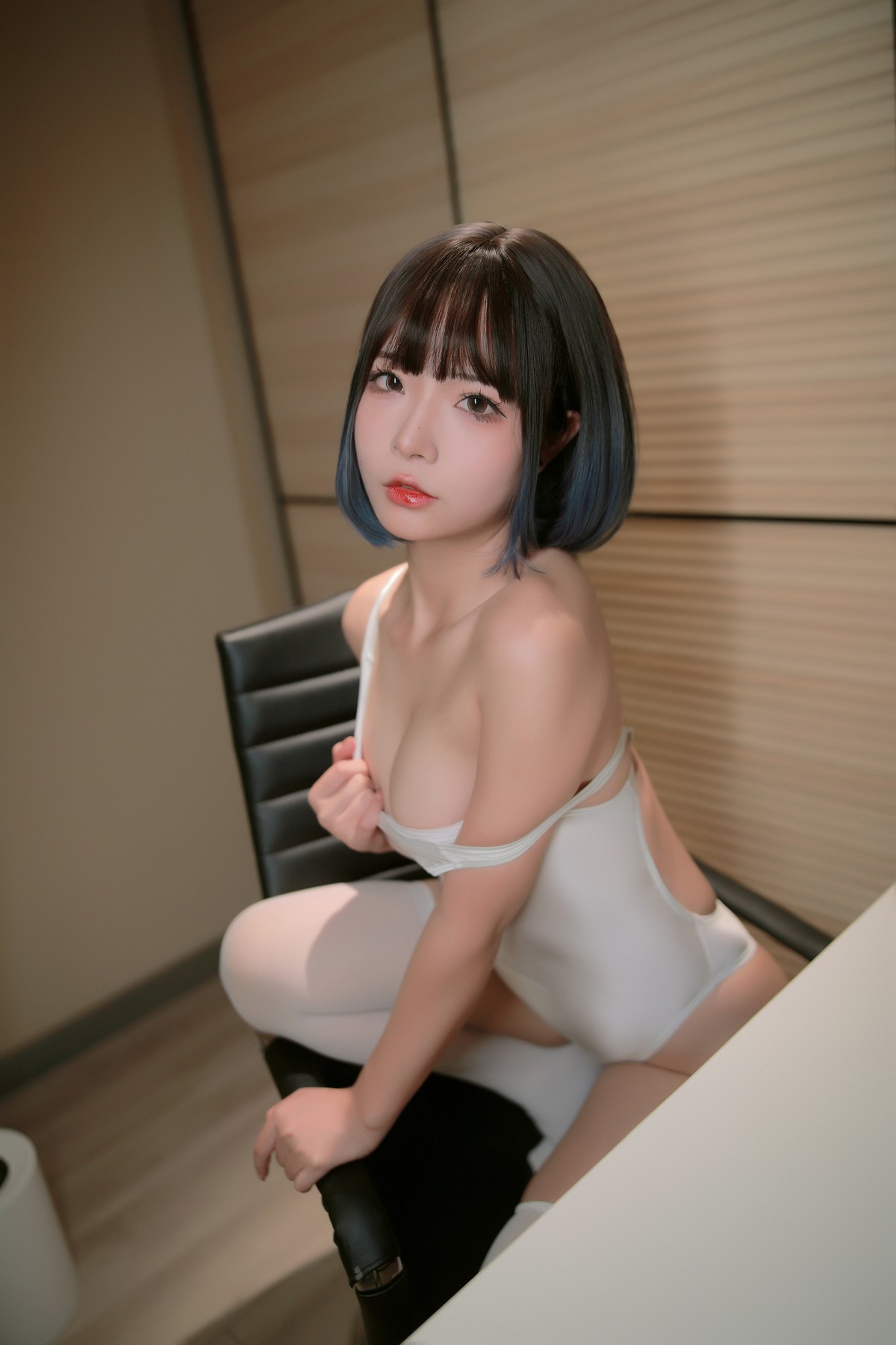 Cosplay Yuuhui玉汇 游泳部学妹(32)