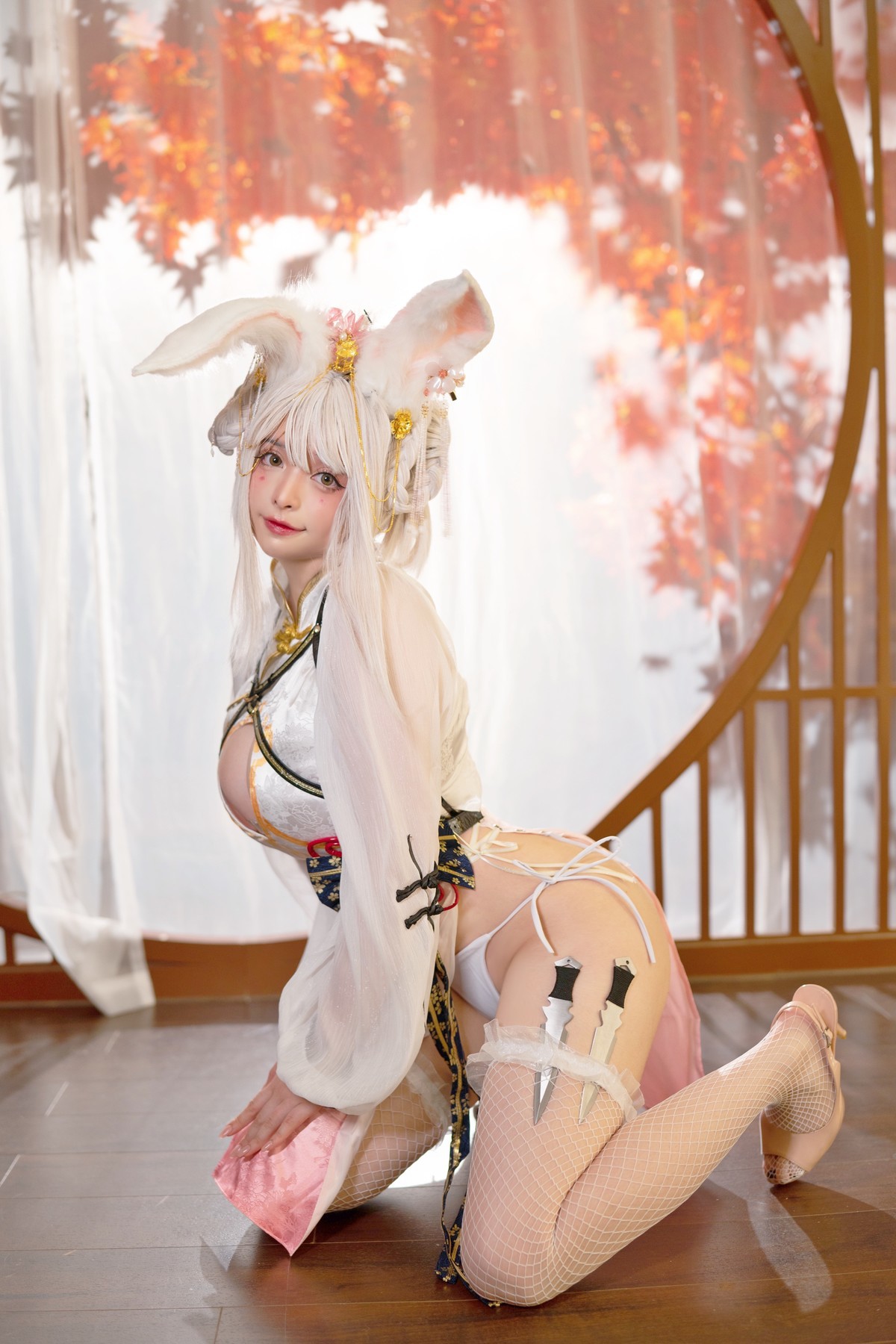 NinJA阿寨寨 Cosplay 肉肉大白兔(30)