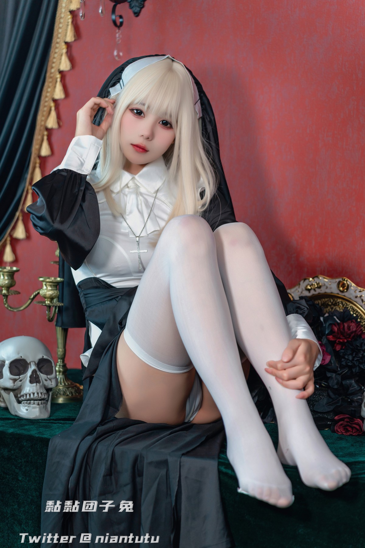 Cosplay 黏黏团子兔 Nun 修女(21)