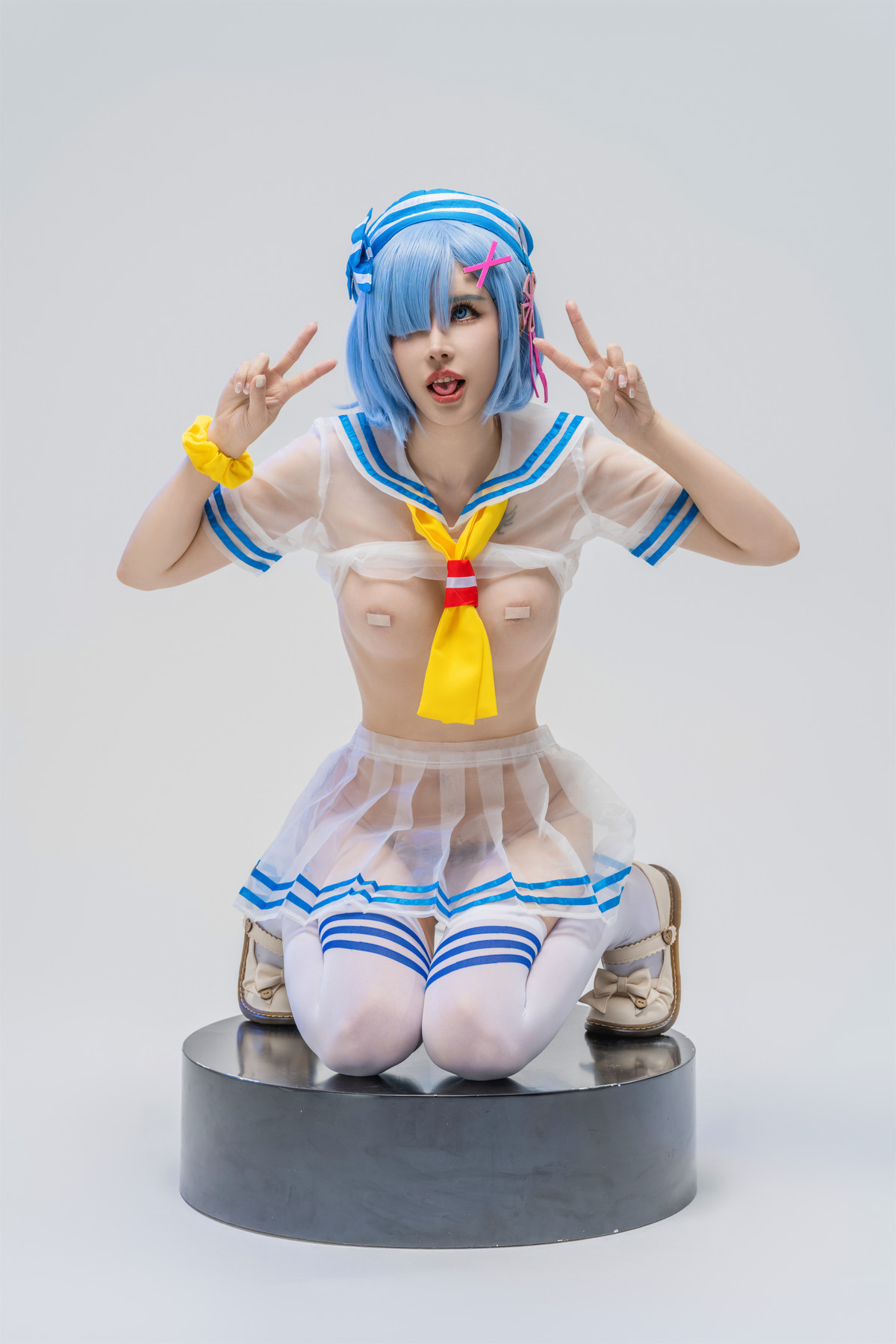 Cosplay 鹿八岁 从零开始的异世界生活 蕾姆(19)