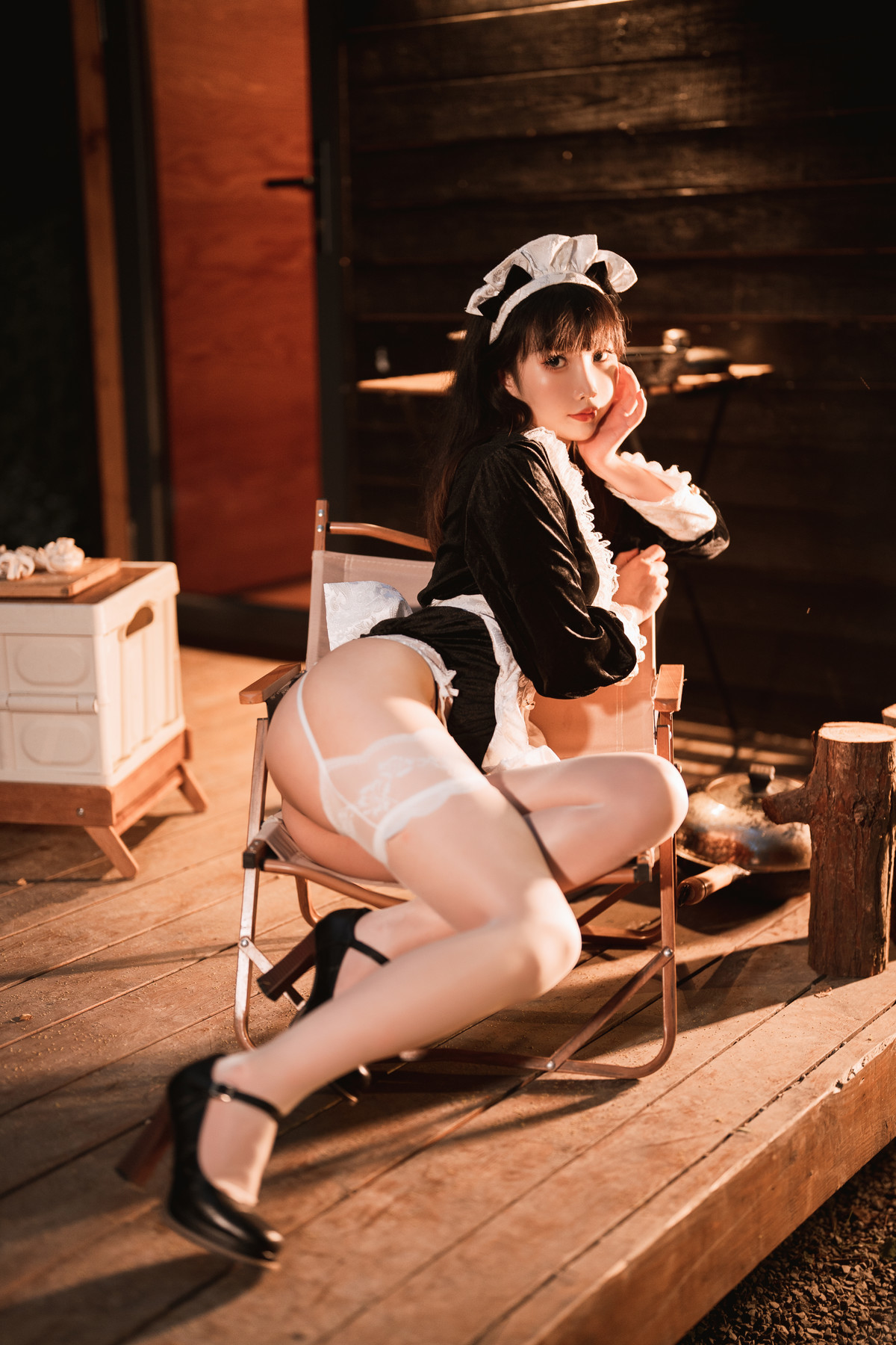 Cosplay 面饼仙儿 木屋女仆 Cabin Maid(15)