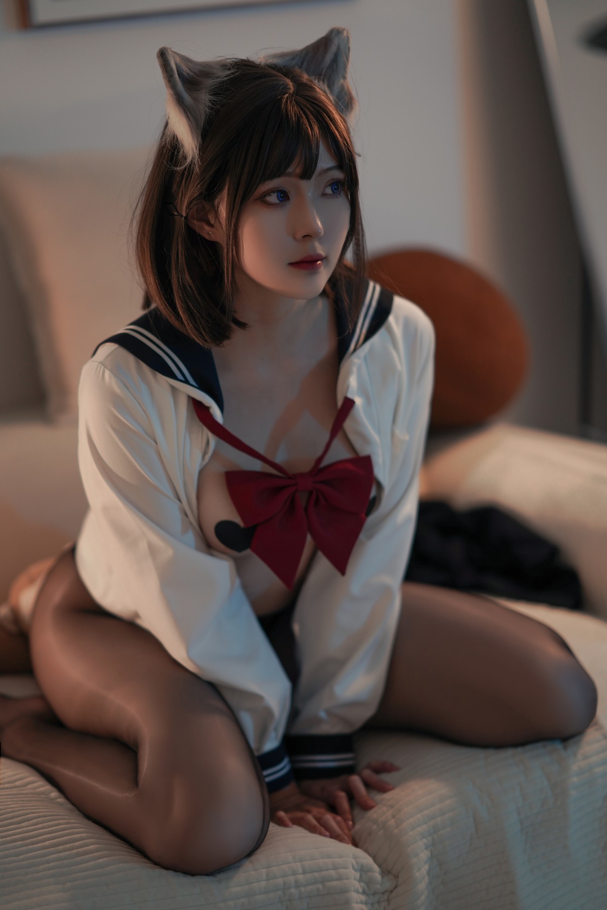 Cosplay Natsuko夏夏子 大尾巴猫(50)