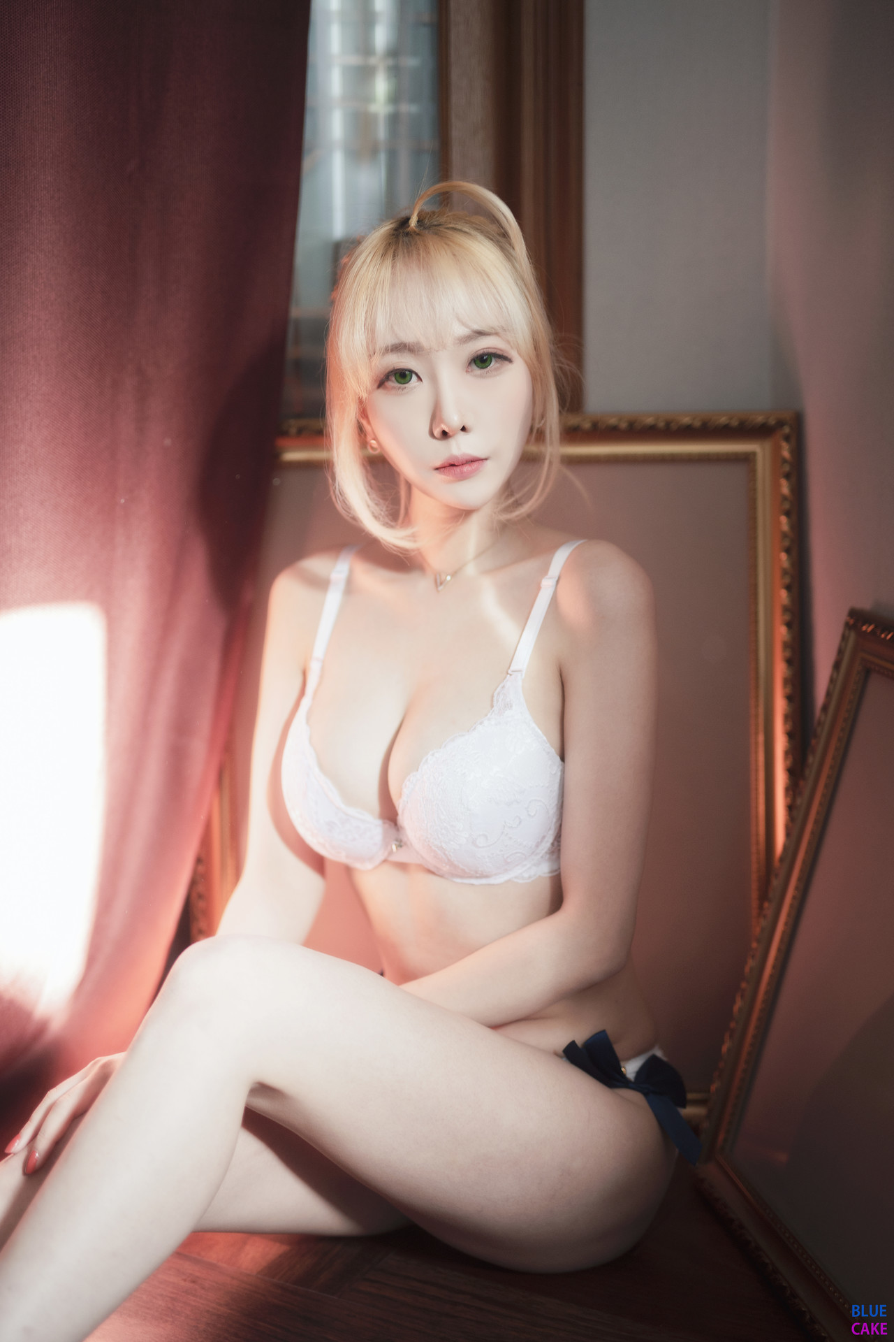 정보미 &#038; 권지아, [BLUECAKE] Fate Saber x Thosaka Rin Lingerie.Ver Set.02(18)