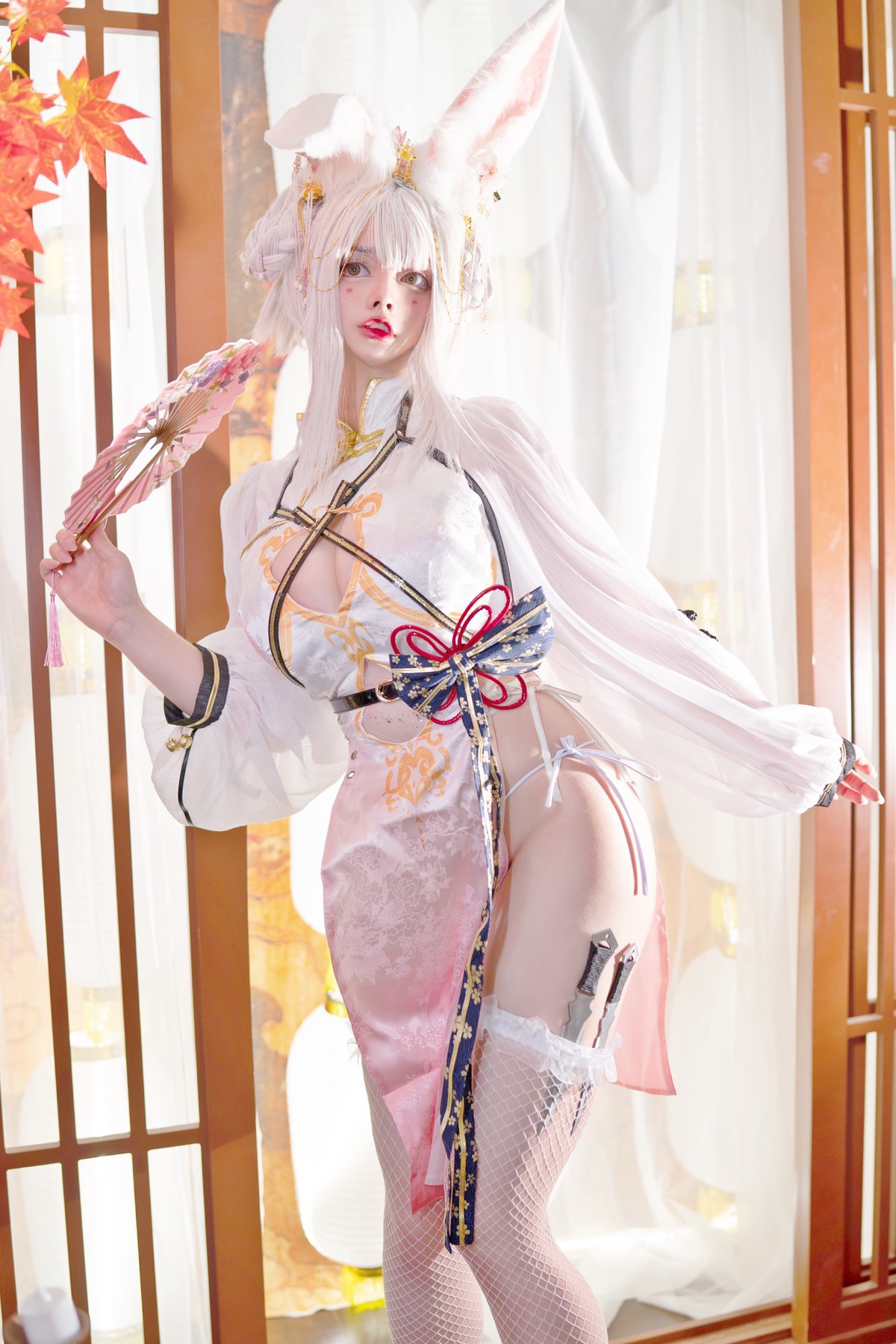 NinJA阿寨寨 Cosplay 肉肉大白兔(15)