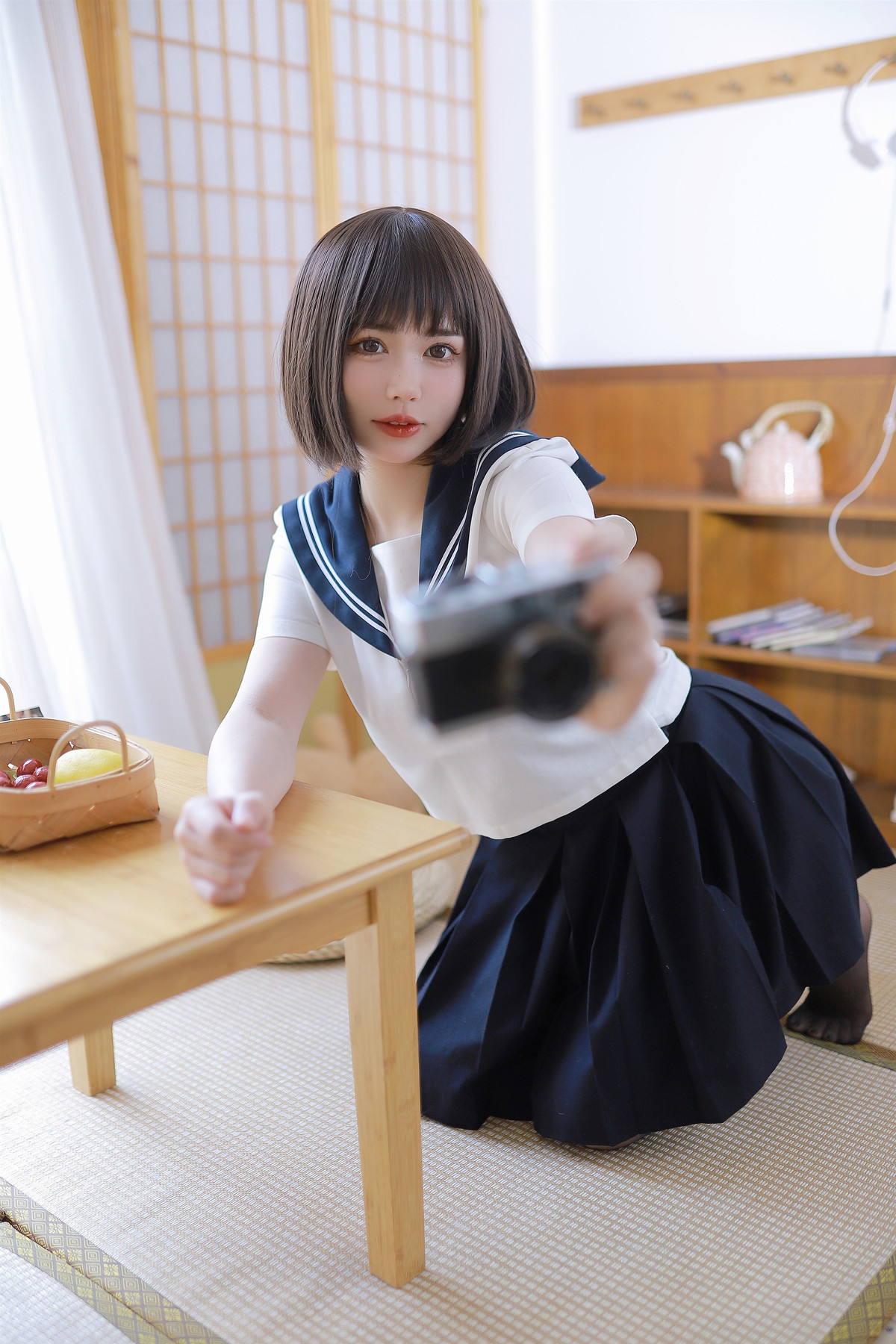 Cosplay Tina很妖孽呀 绳艺JK Set.01(1)