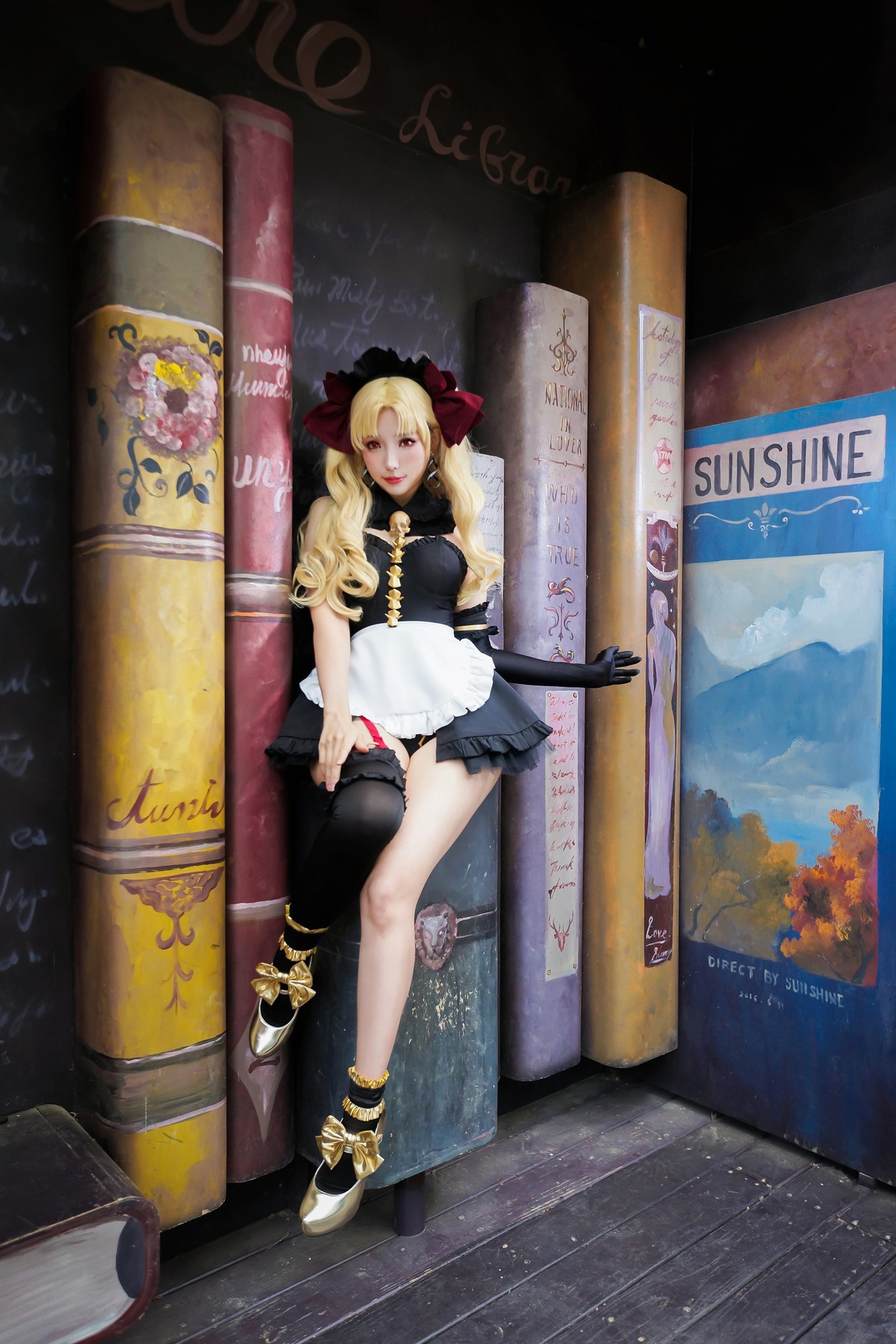 Cosplay ElyEE子 远坂凛 女仆(11)