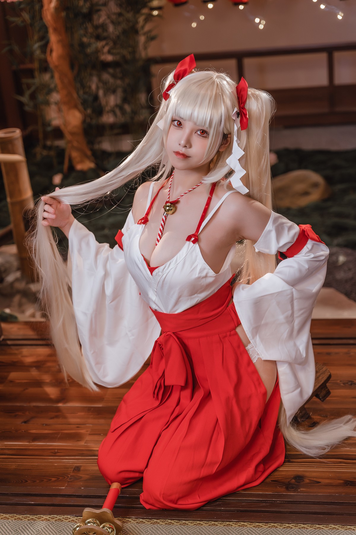 蜜汁猫裘 Cosplay 可畏巫女(5)