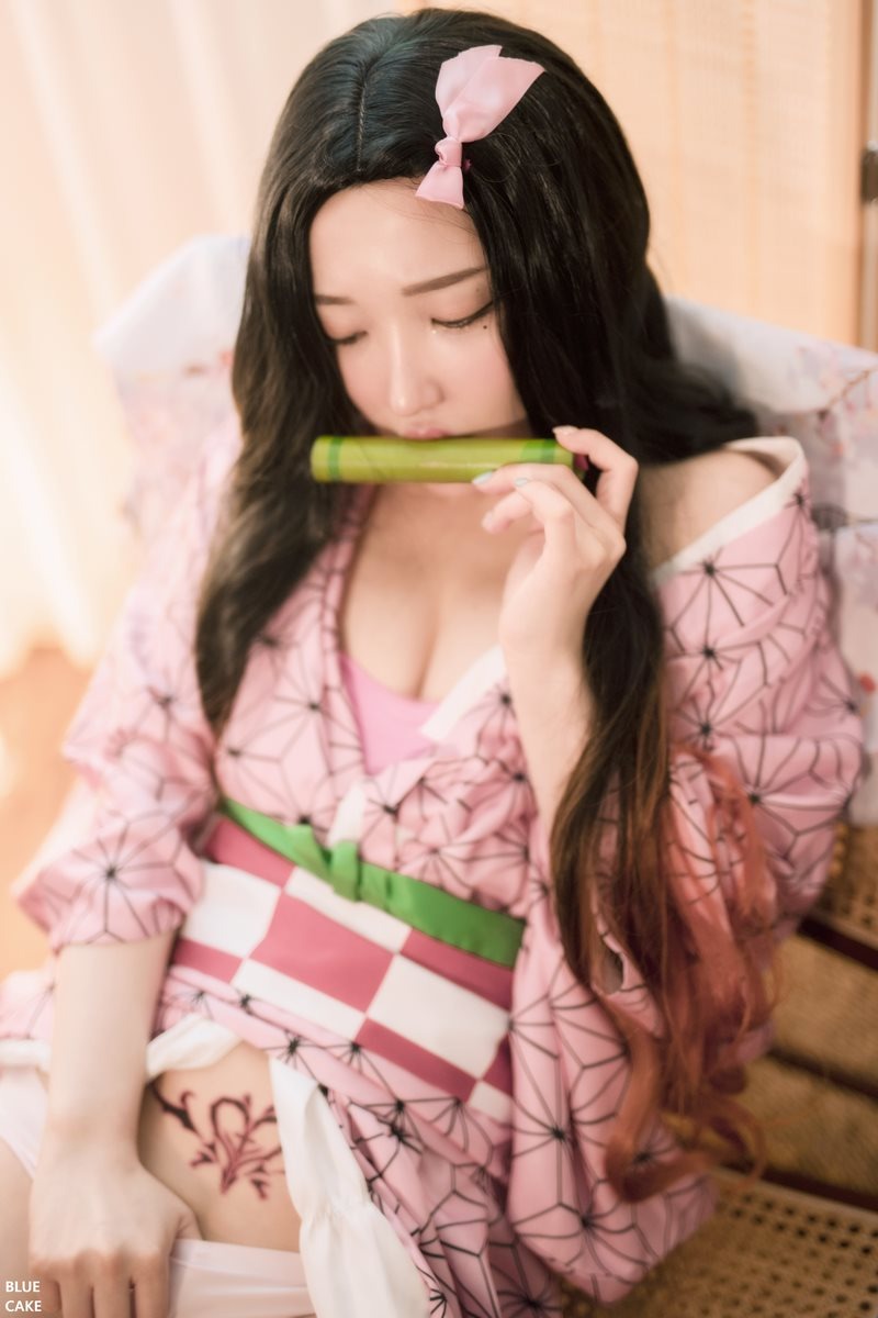 [Cos]손예은(孫樂樂)-021 [BLUECAKE] PINK ONI[100P](44)