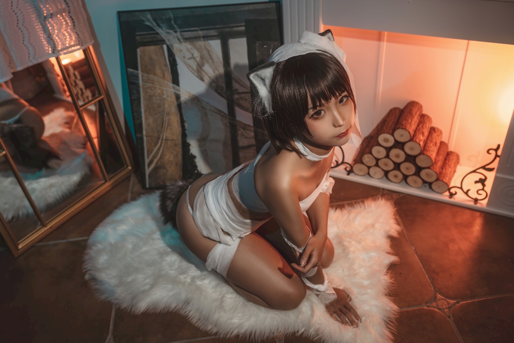 蠢沫沫 Cosplay 绷带猫(28)