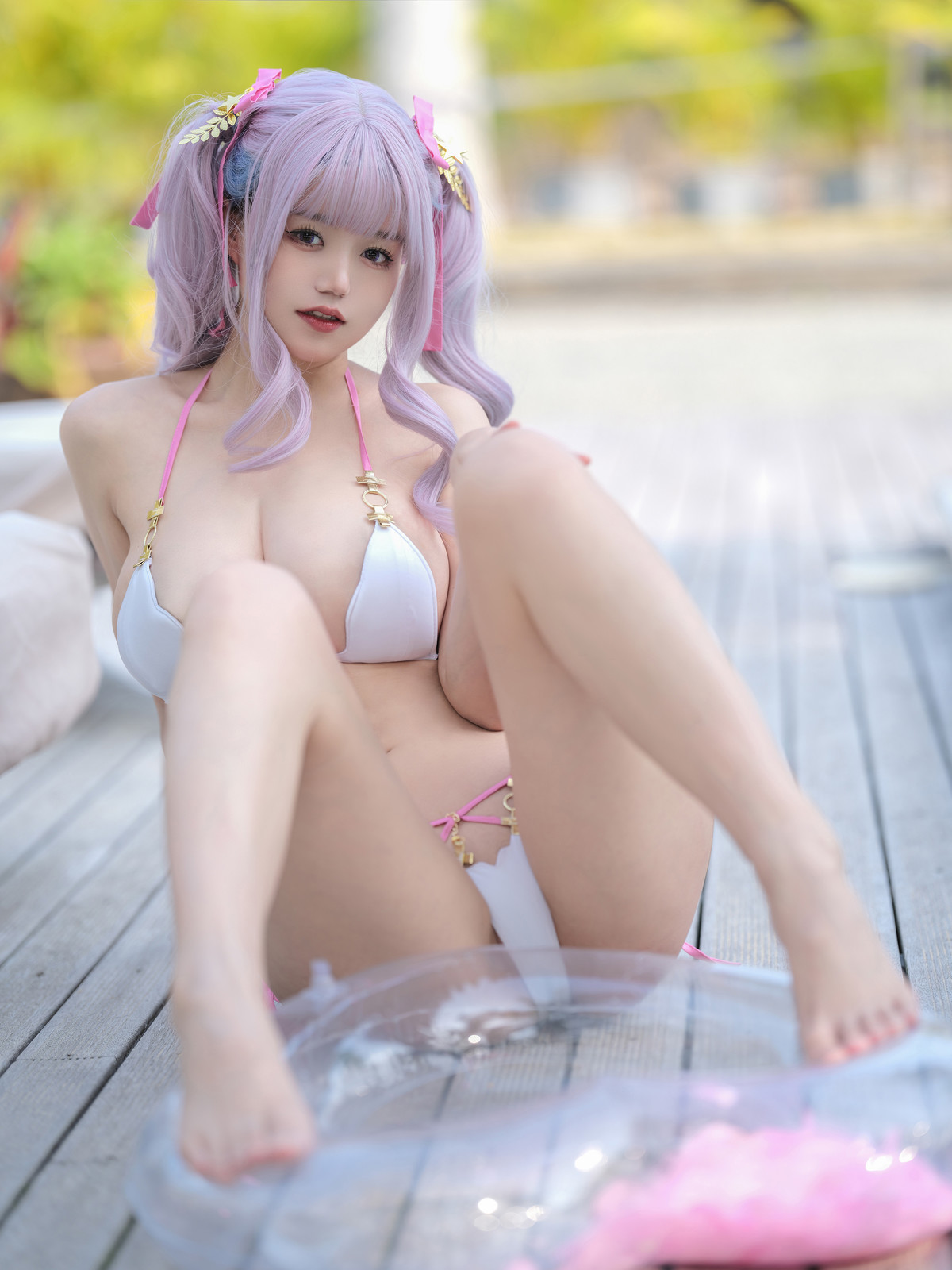 Cosplay 小仓千代w 普利茅斯泳装(18)