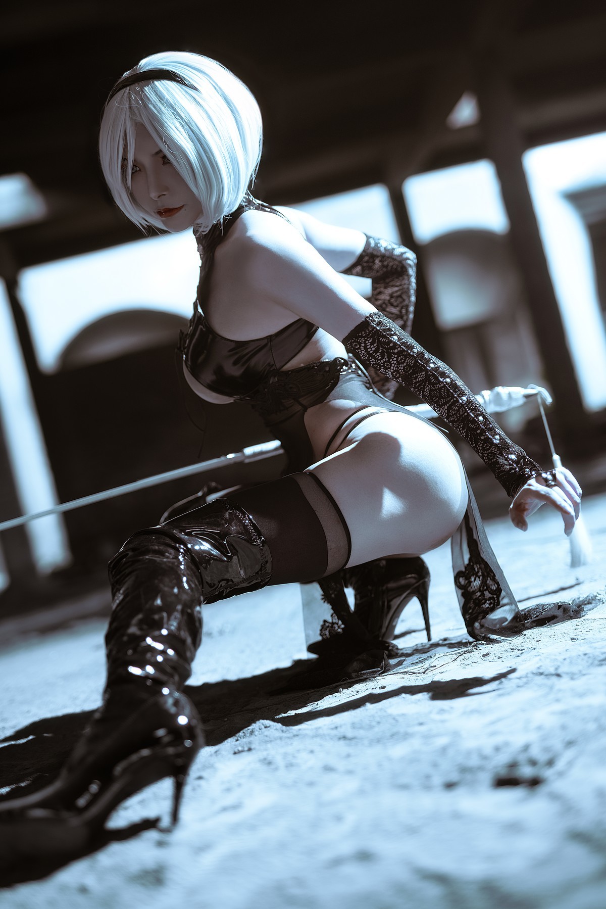 夏小秋秋秋 Cosplay 2B ニーア オートマタ(6)