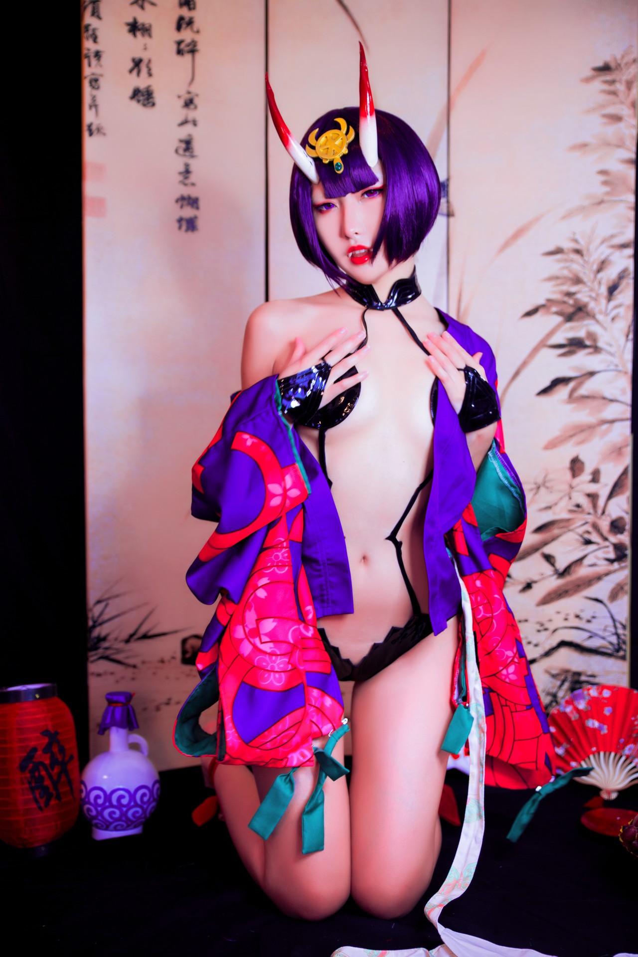 Cosplay Misswarmj 酒吞童子女仆 Shuten Douji(17)