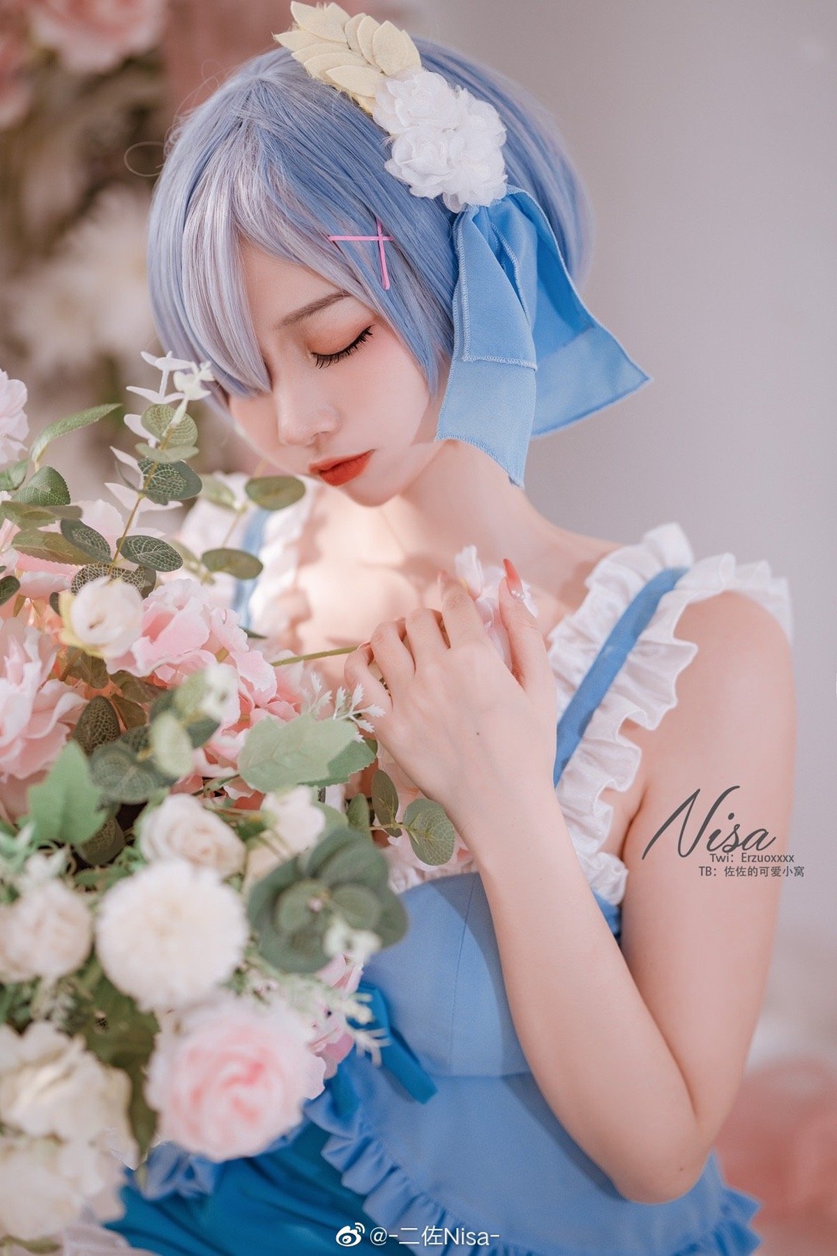 二佐Nisa Cosplay 蕾姆(12)