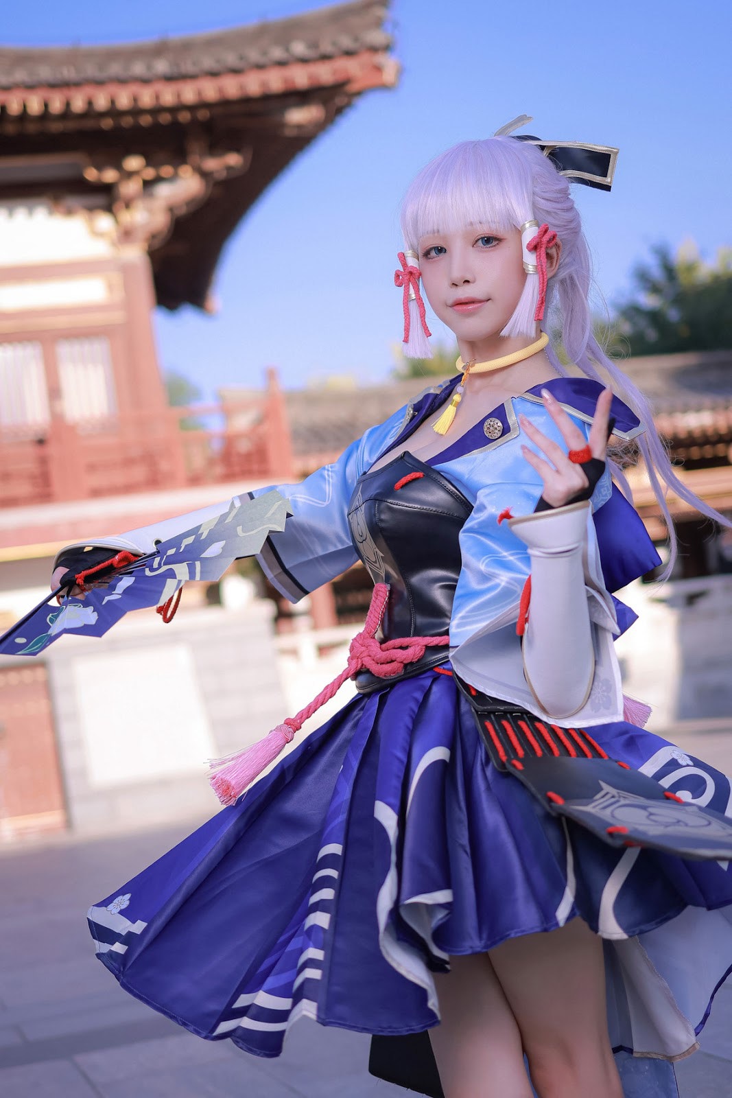 Cosplay 水淼Aqua 神里綾華 Kamisato Ayaka(10)