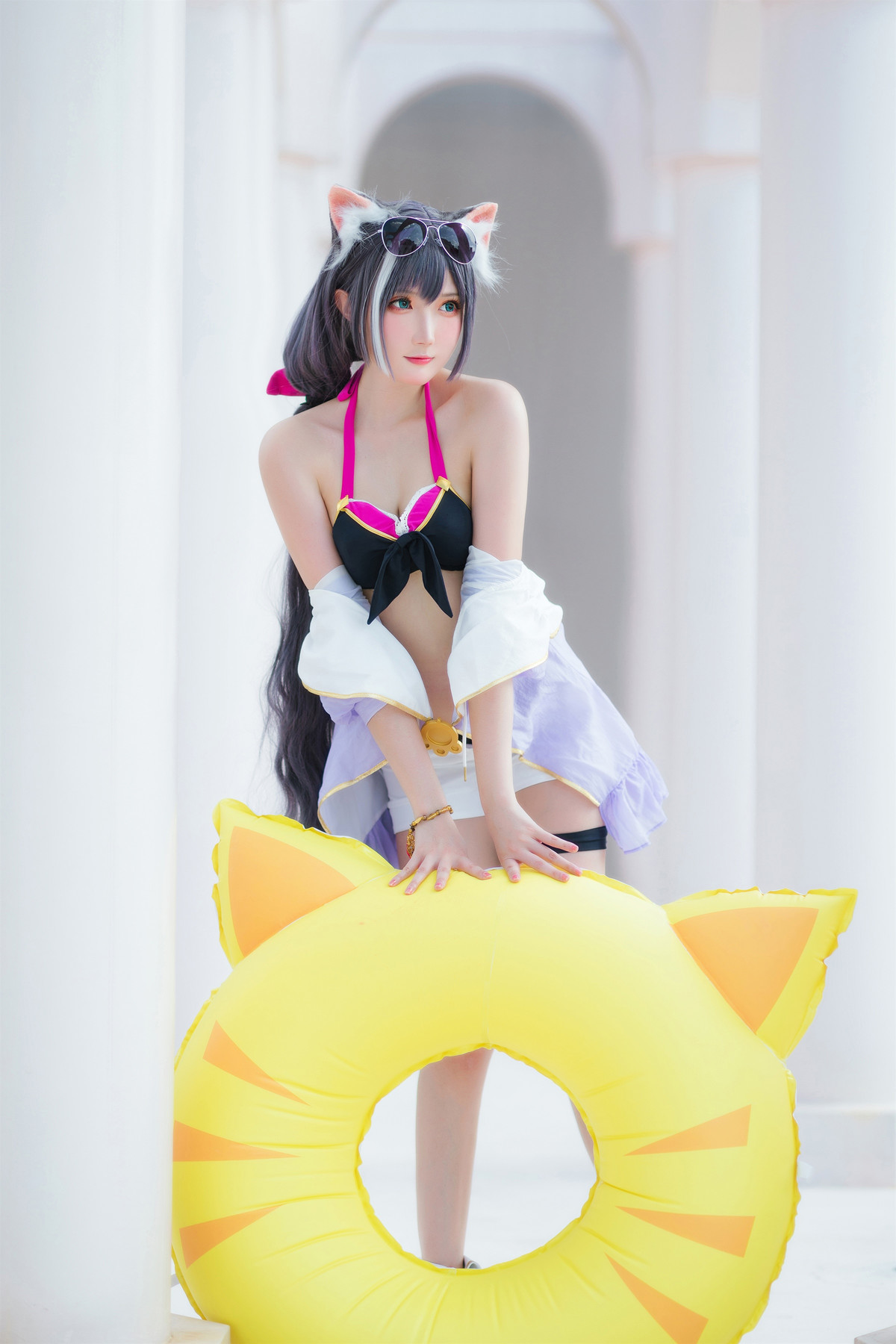 Cosplay 瓜希酱 公主连结 凯露夏日 Kyaru(12)