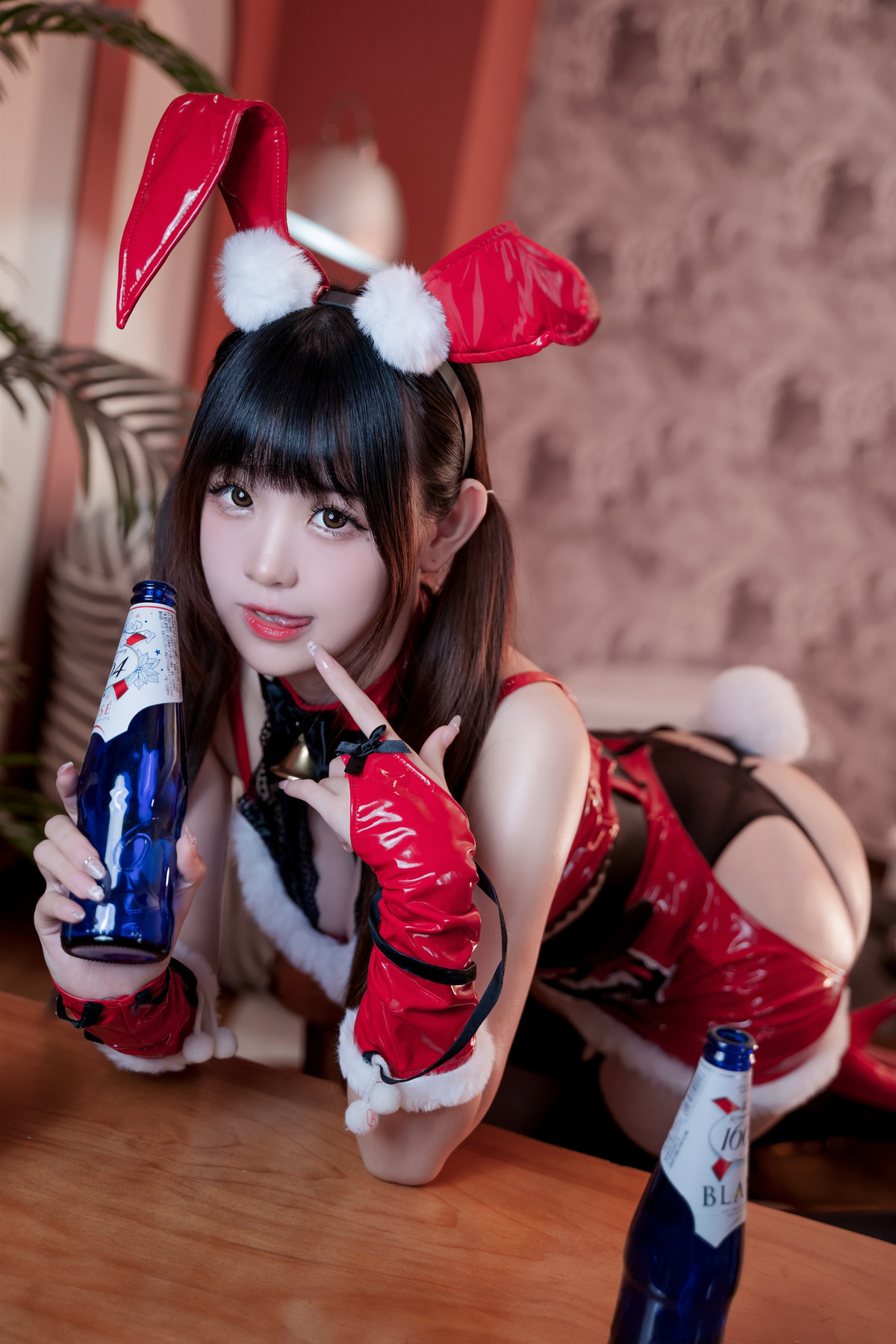 Cosplay miko酱ww 圣诞兔兔(7)