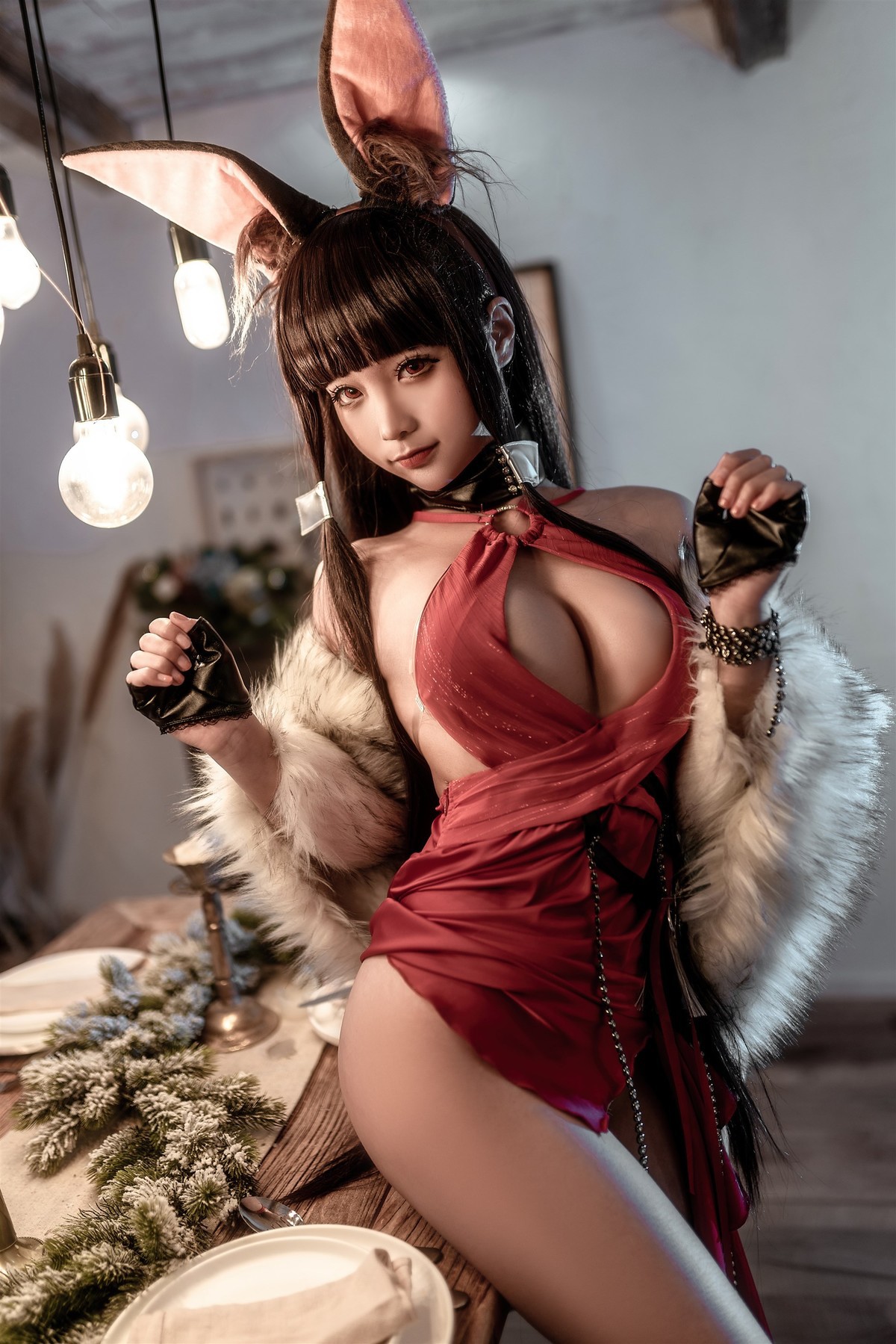 Cosplay 蠢沫沫Chunmomo Akagi Ruby Laced(14)